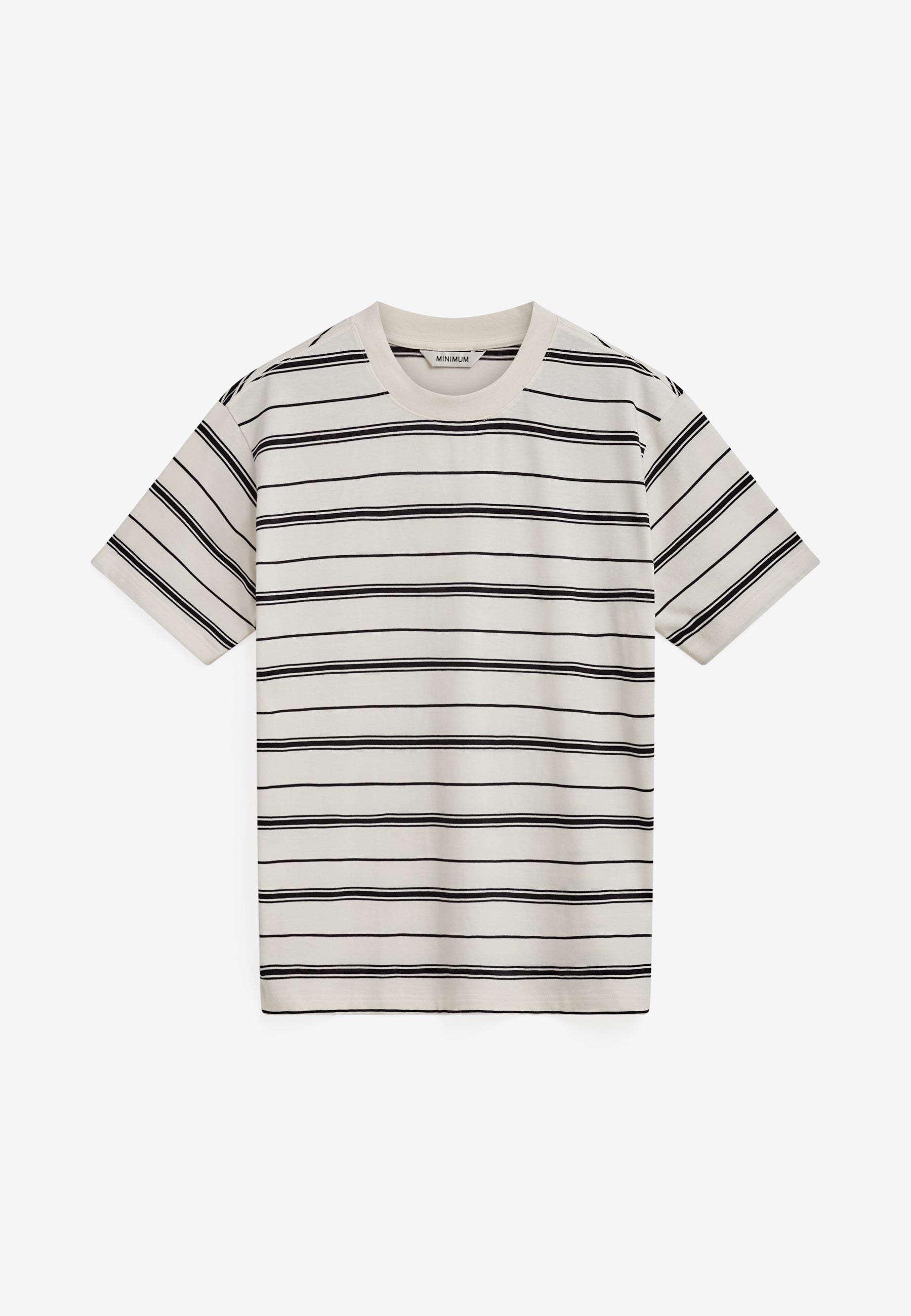 Reg ss striped tee G4710 - Coco Milk