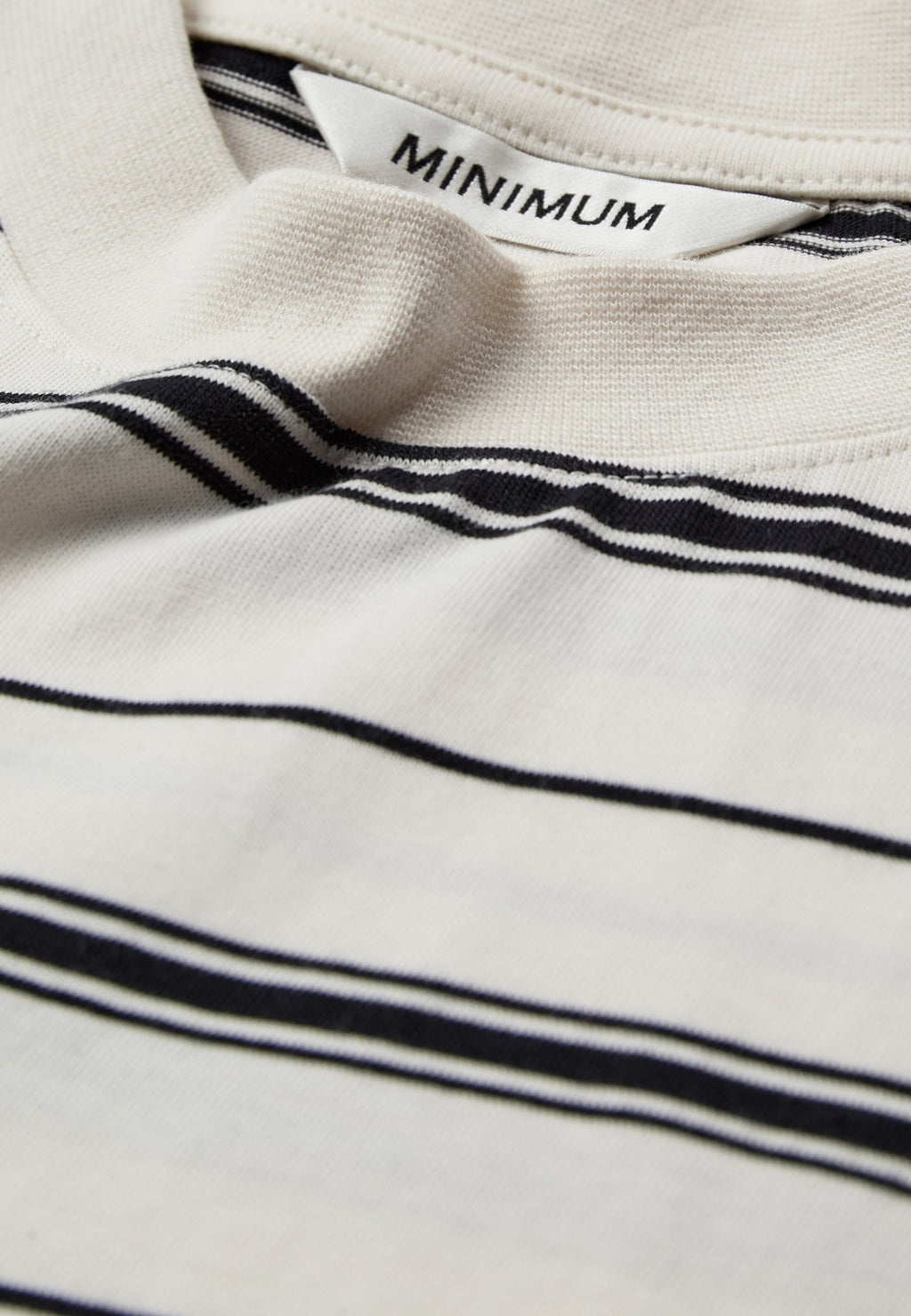 Reg ss striped tee G4710 - Coco Milk