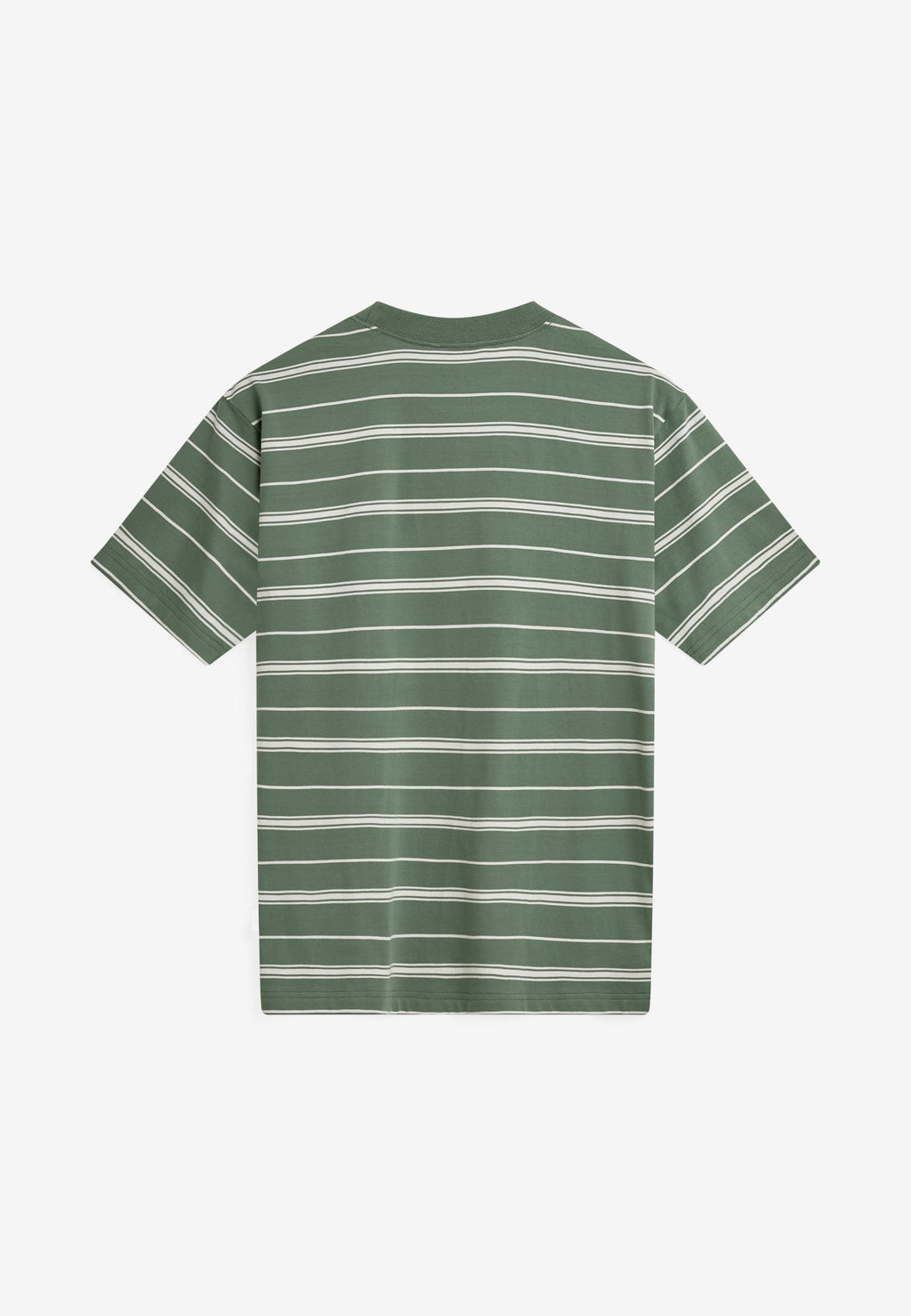 T-shirt rayé Reg ss - Lierre foncé