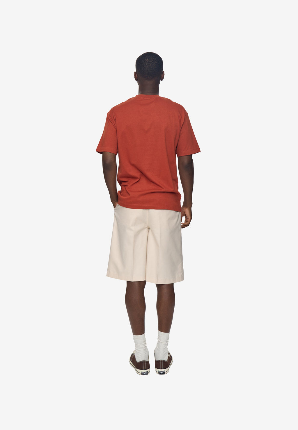 Short sleeved t-shirt G029 GOTS - Burnt Brick