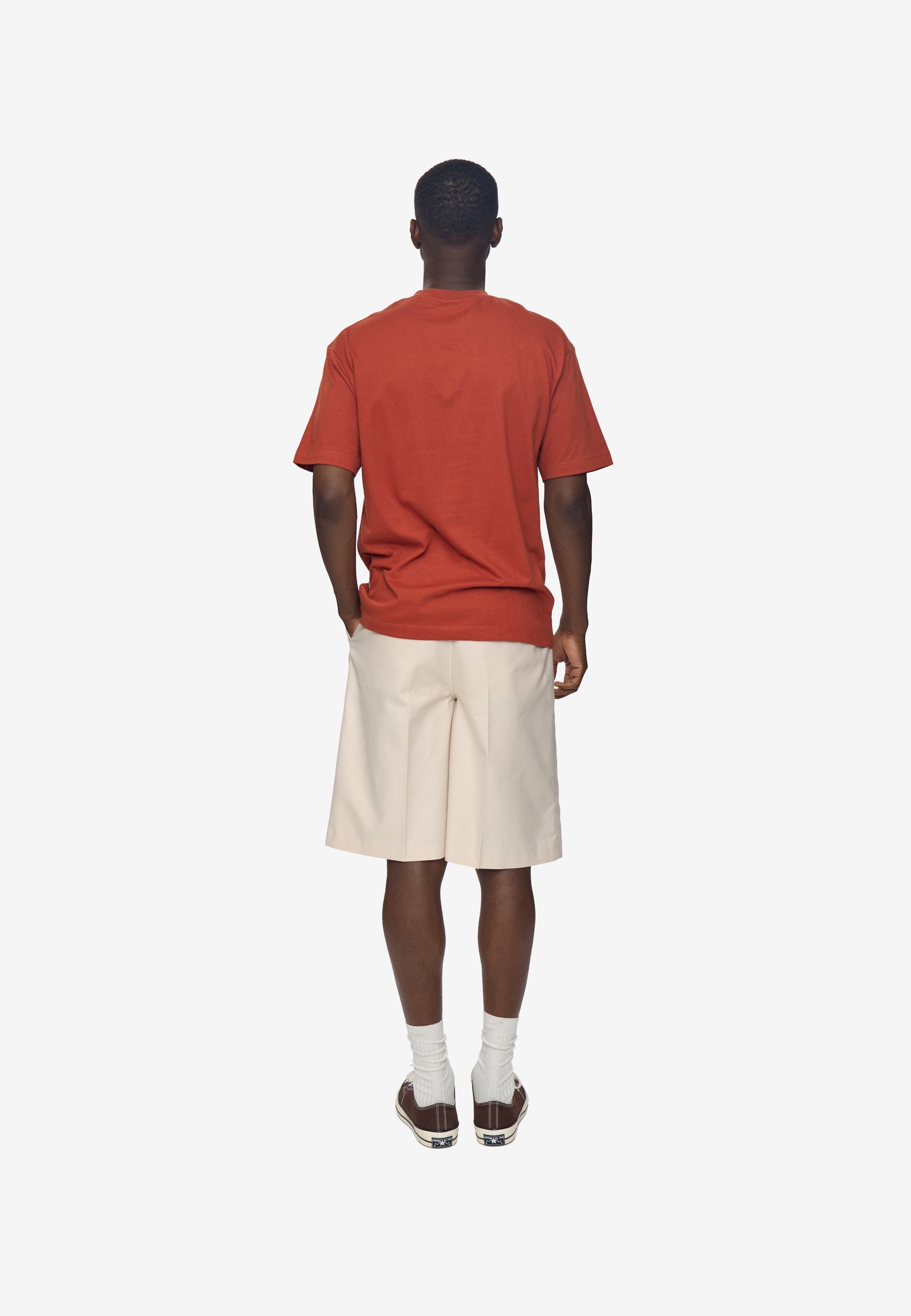 Short sleeved t-shirt G029 GOTS - Burnt Brick