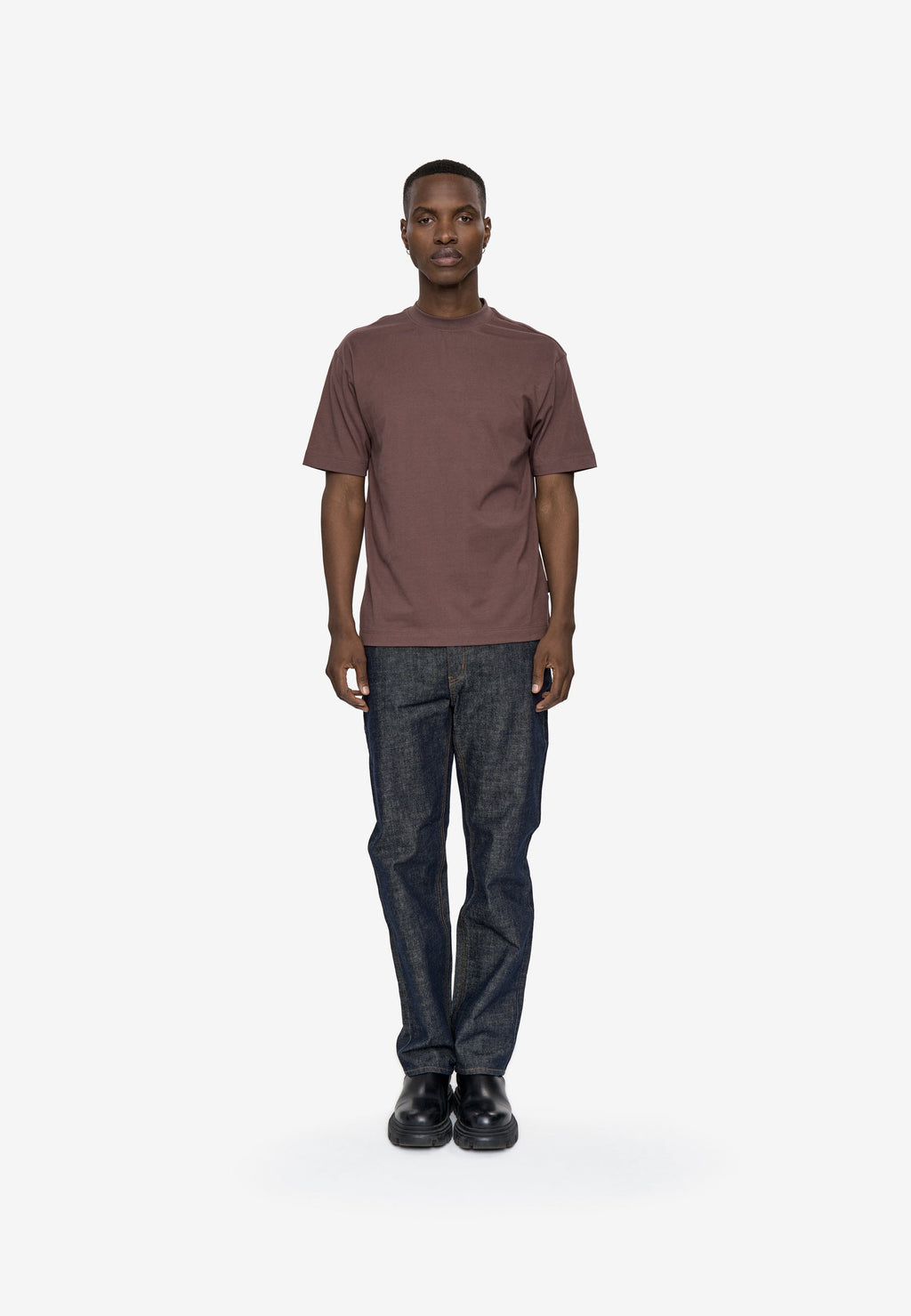 Short sleeved t-shirt G029 GOTS - Peppercorn