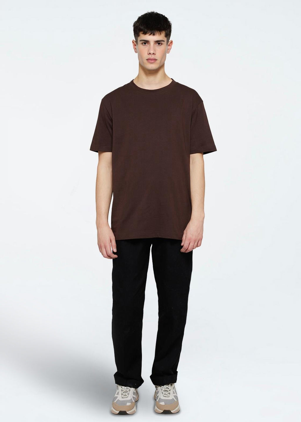 Short sleeved t-shirt G029 GOTS - Seal Brown