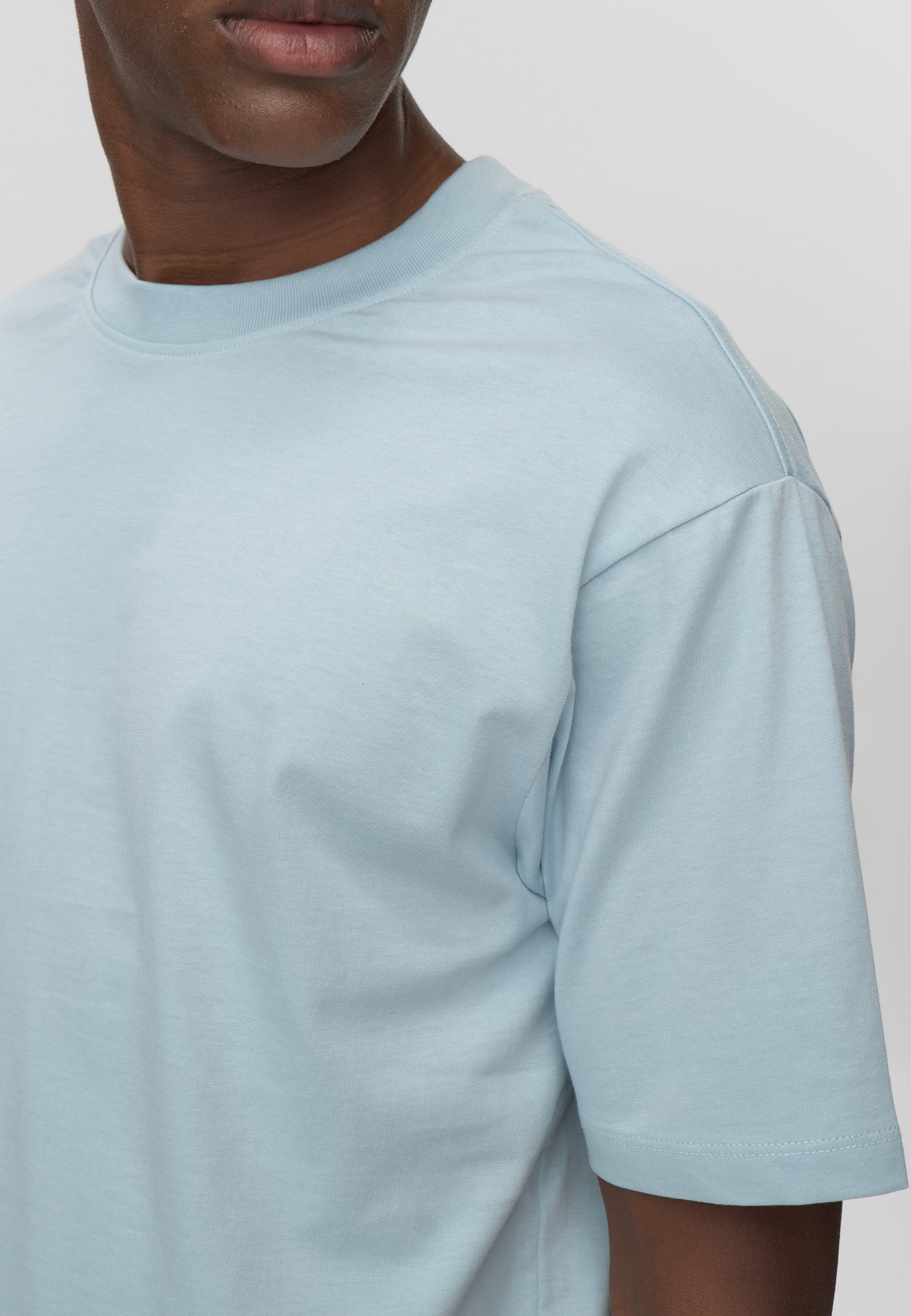Aarhus short sleeved t-shirt G029 GOTS - Cashmere Blue