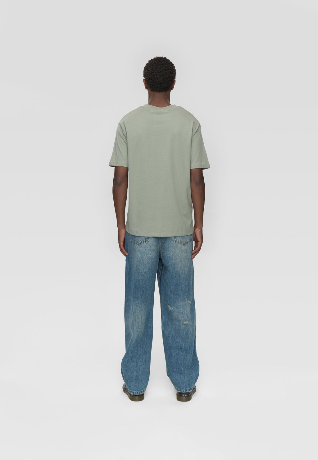 Short sleeved t-shirt G029 GOTS - Chinois green