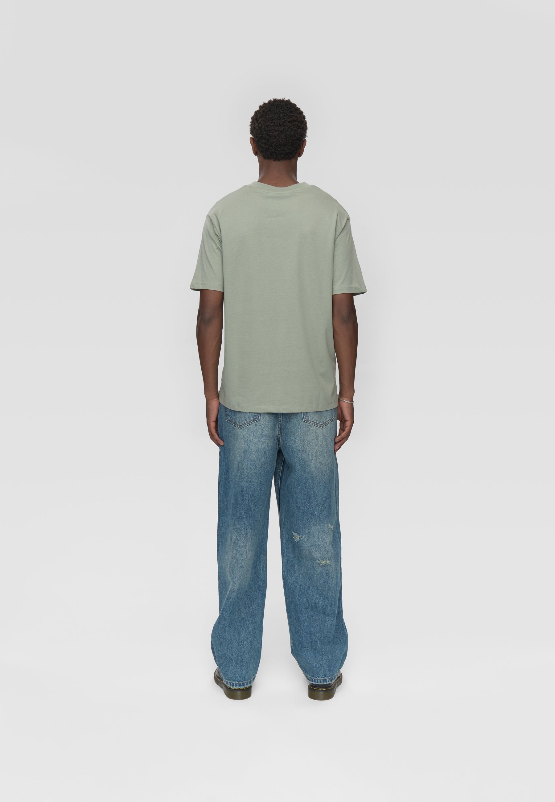 Aarhus short sleeved t-shirt G029 GOTS - Chinois green