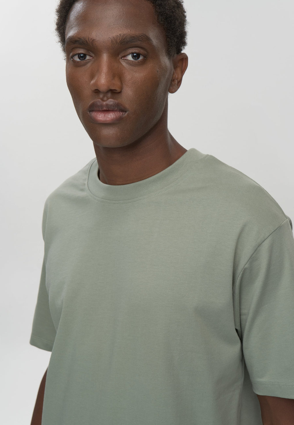 Short sleeved t-shirt G029 GOTS - Chinois green