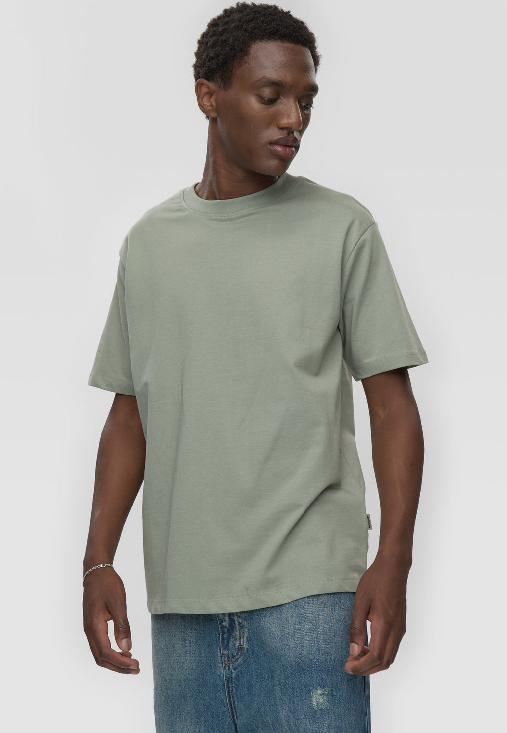 Short sleeved t-shirt G029 GOTS - Chinois green