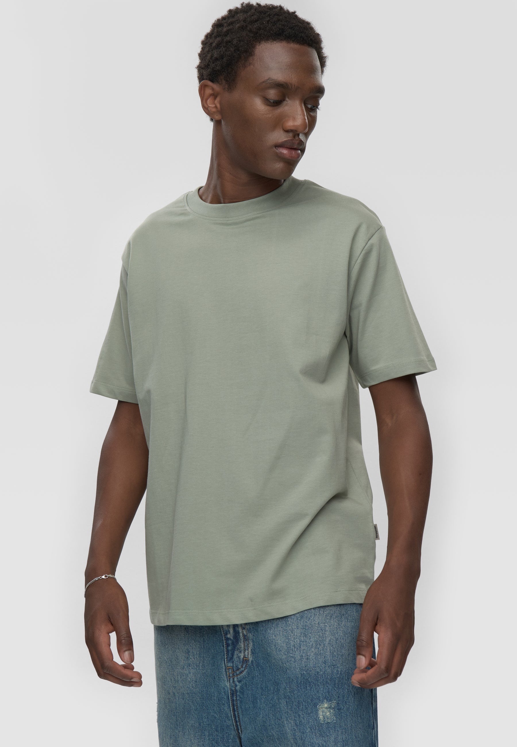 Aarhus short sleeved t-shirt G029 GOTS - Chinois green
