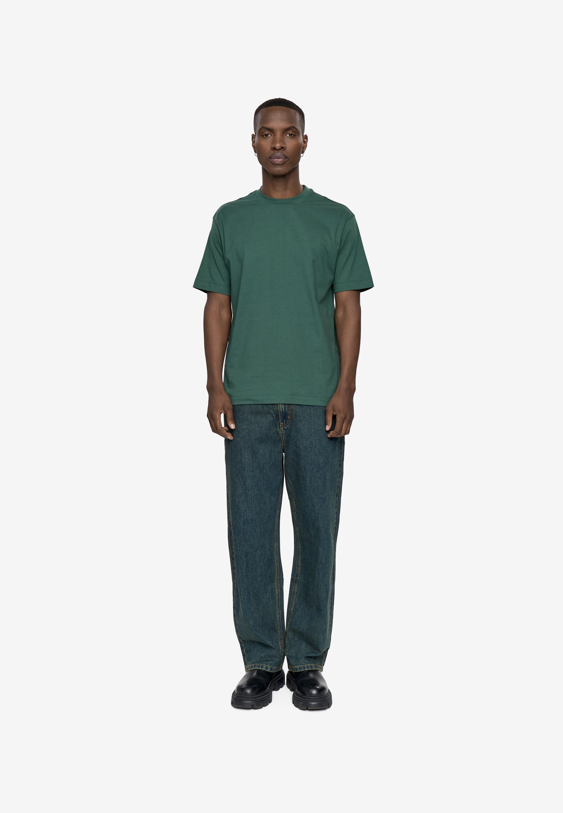 Short sleeved t-shirt G029 GOTS - Garden Topiary