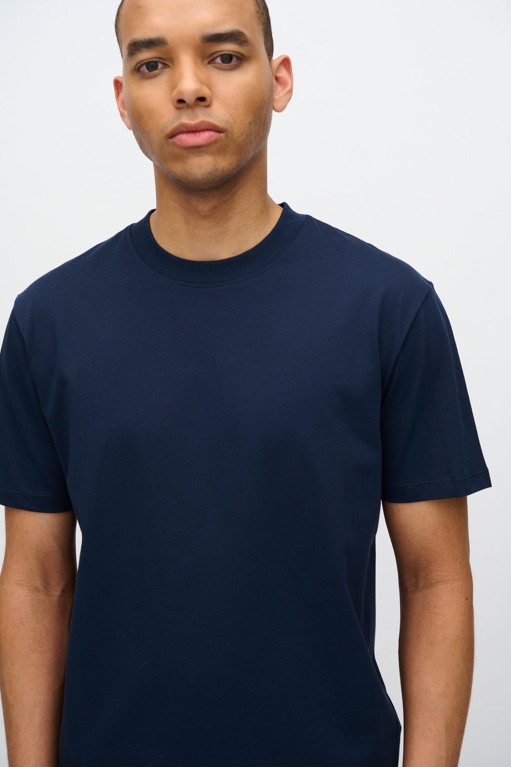 Aarhus short sleeved t-shirt G029 GOTS - Navy Blazer