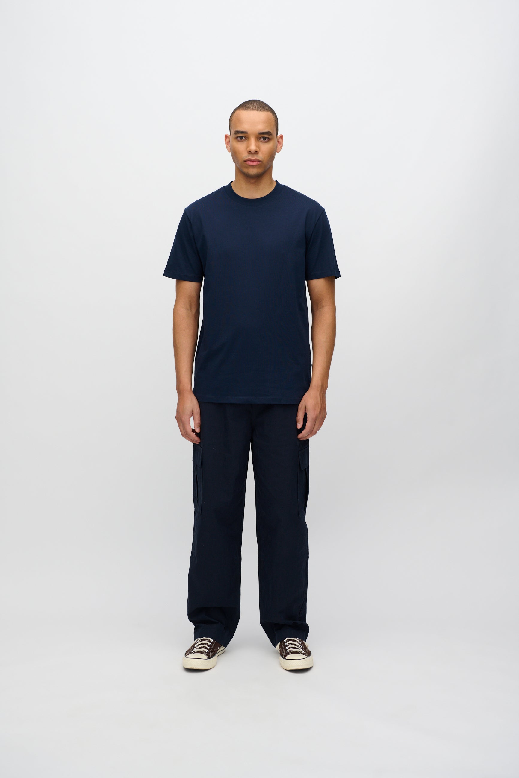 Aarhus short sleeved t-shirt G029 GOTS - Navy Blazer
