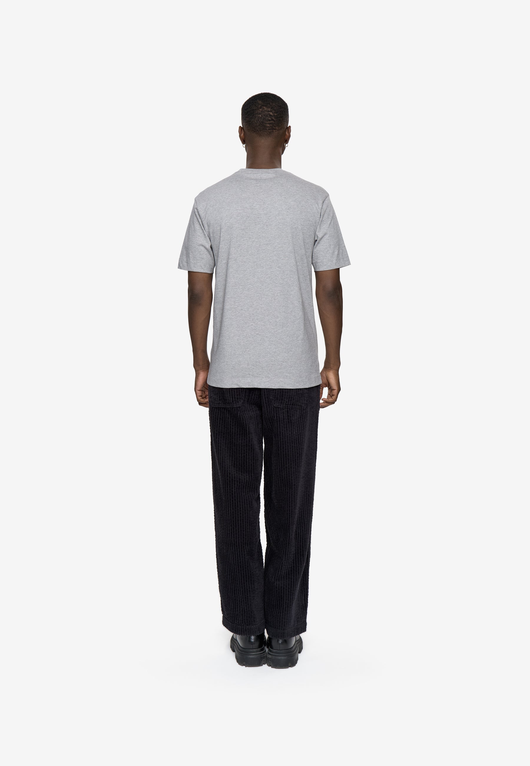 Short sleeved t-shirt G029 GOTS - Light Grey Melange