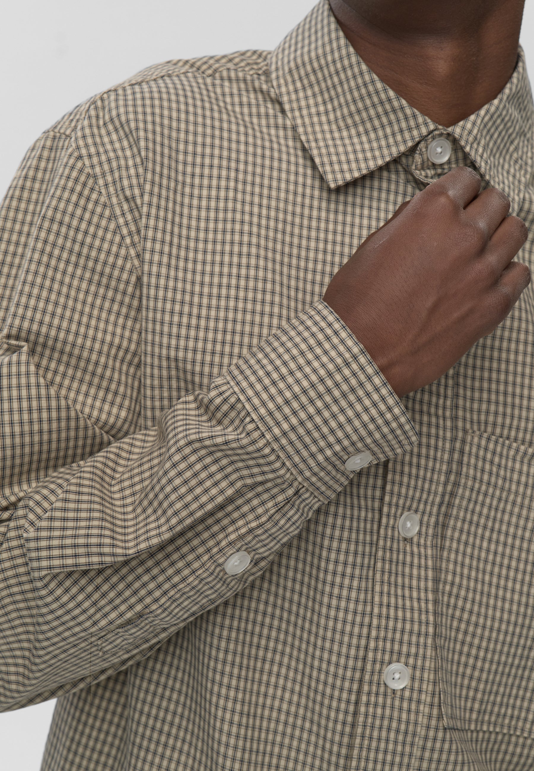Rlx ls check shirt 4650 - Pelican