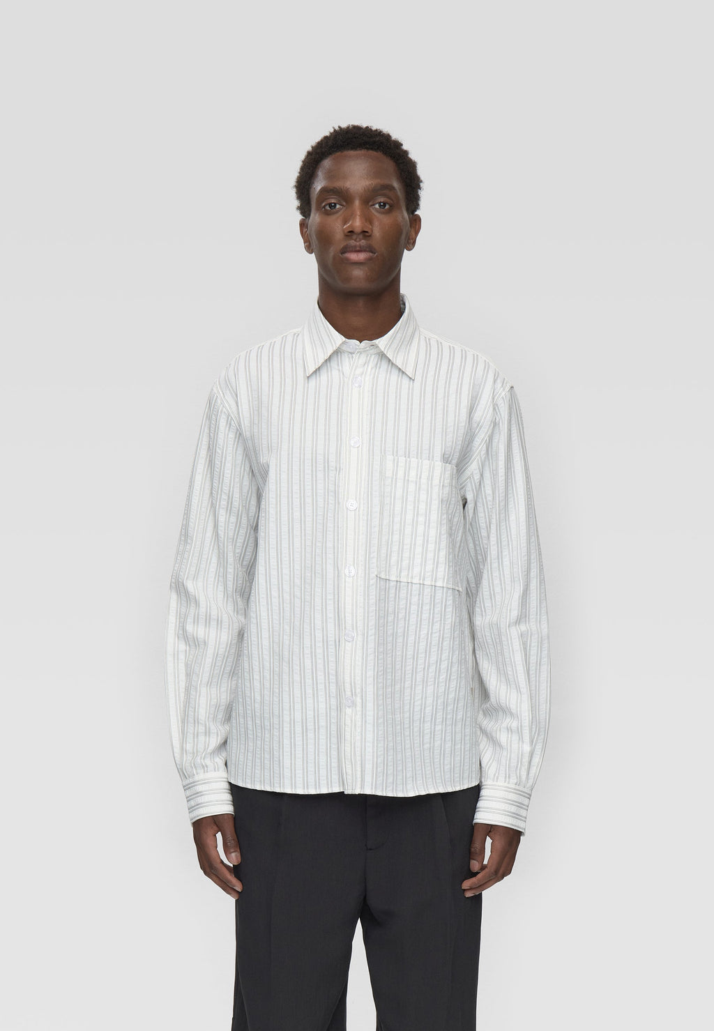 Rlx ls striped shirt 4603 - Coco Milk