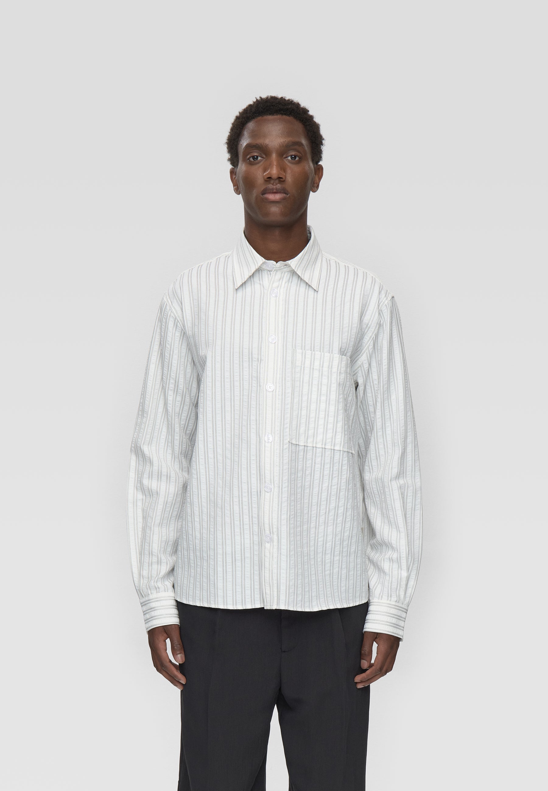 Rlx ls striped shirt 4603 - Coco Milk