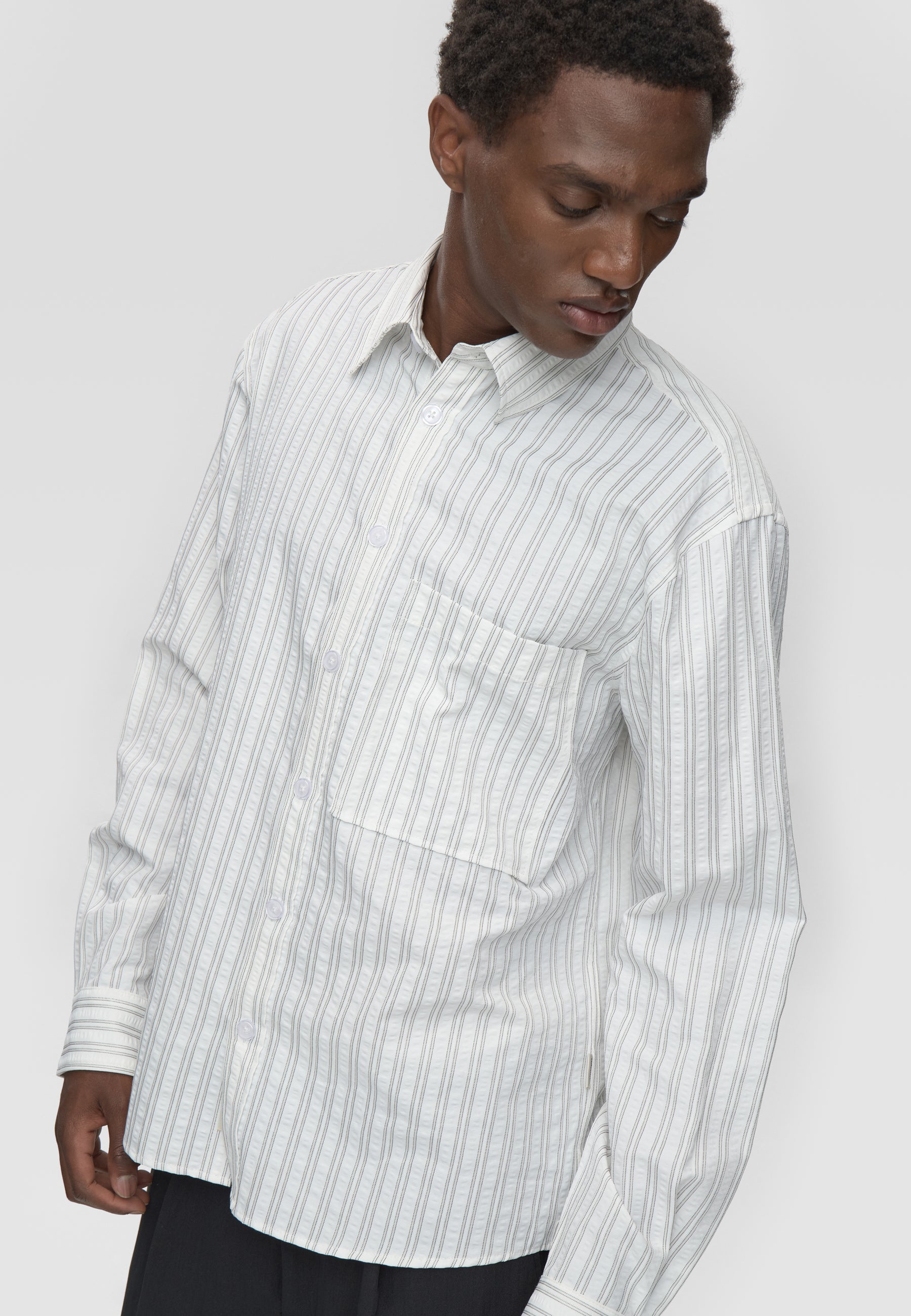 Rlx ls striped shirt 4603 - Coco Milk