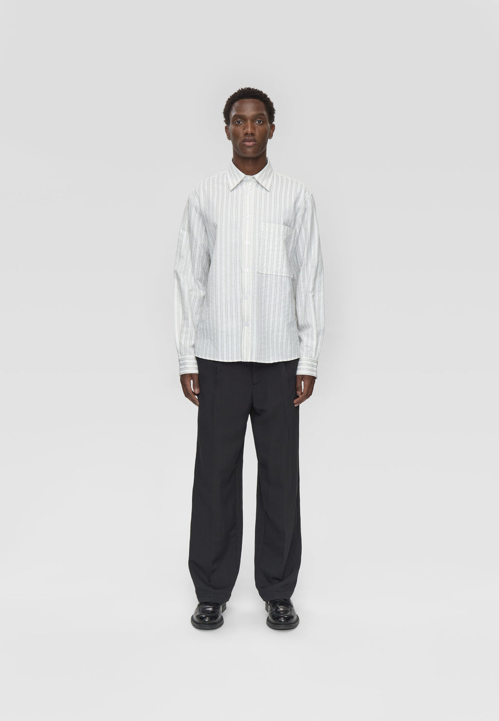Rlx ls striped shirt 4603 - Coco Milk
