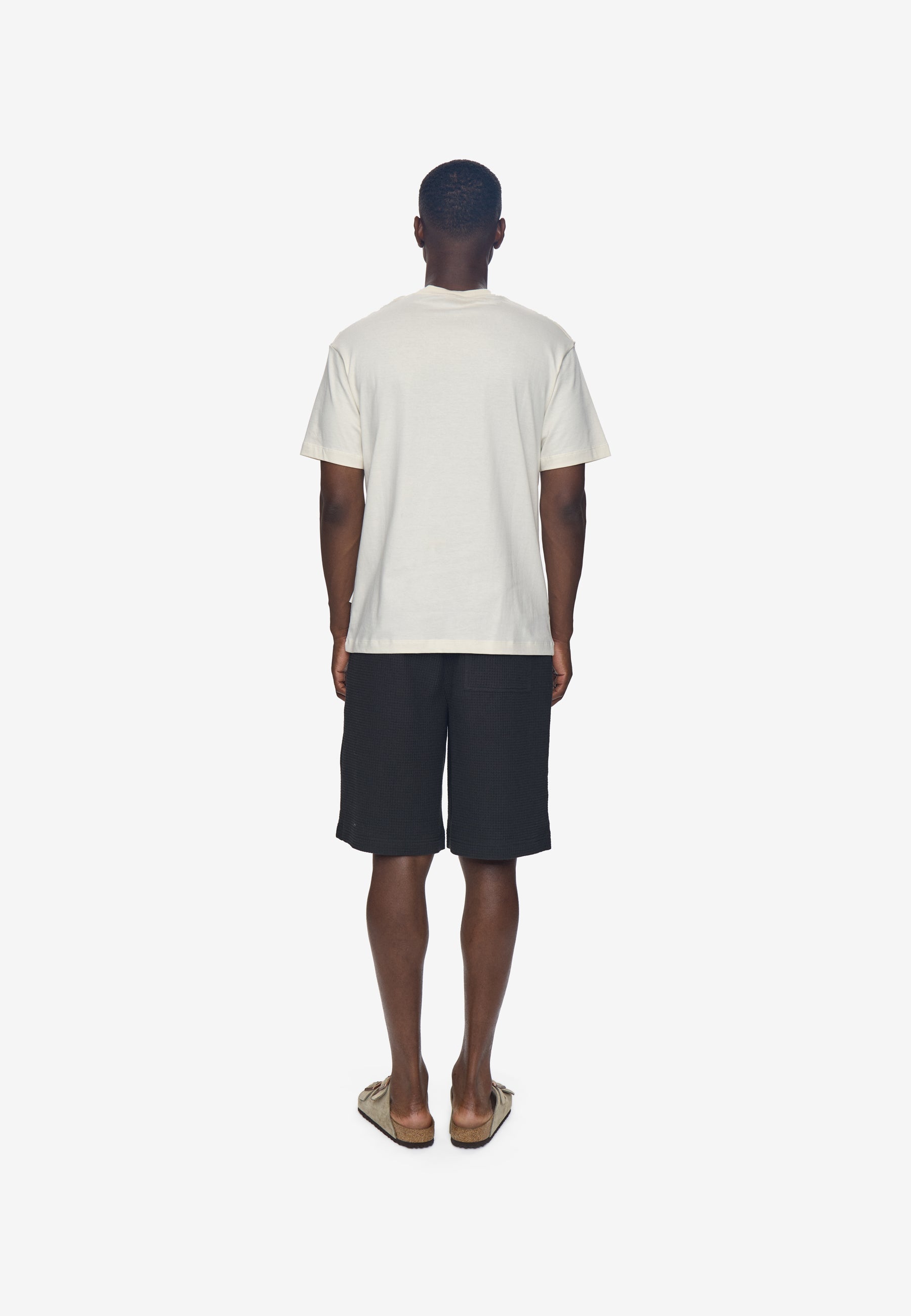 Reg ss pocket tee G029 - Coco Milk