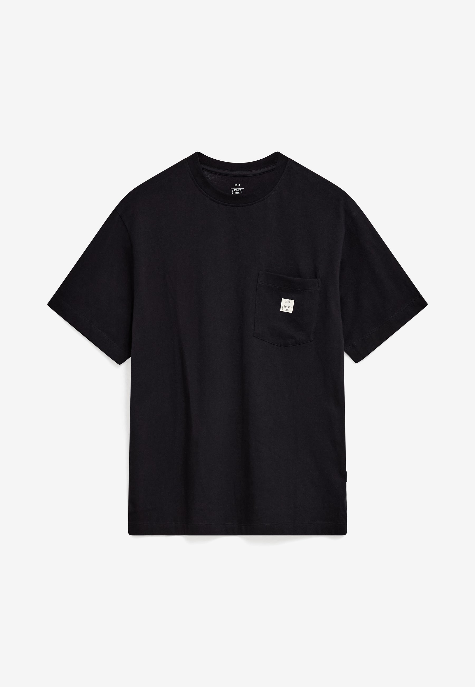 Reg ss pocket tee G029 - Black