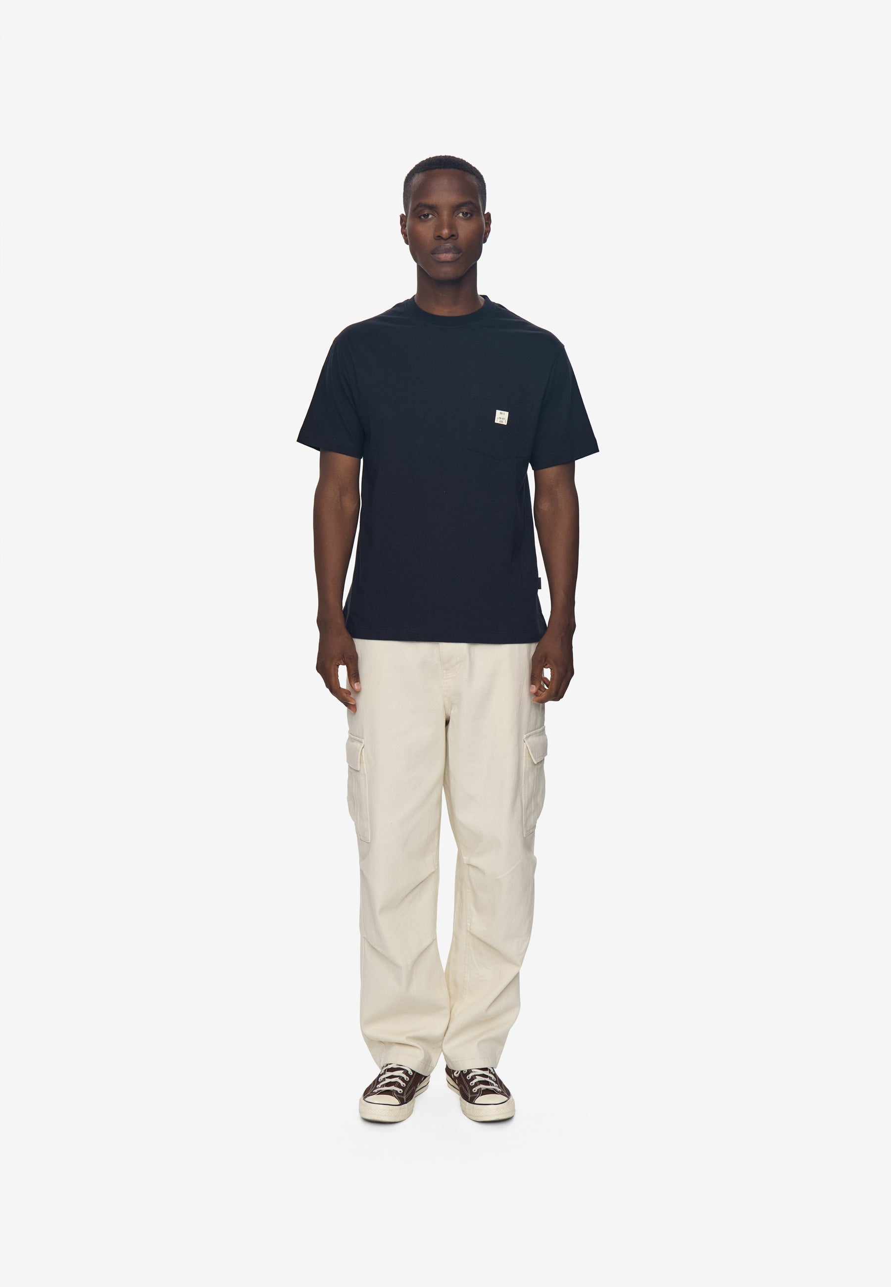 Reg ss pocket tee G029 - Black