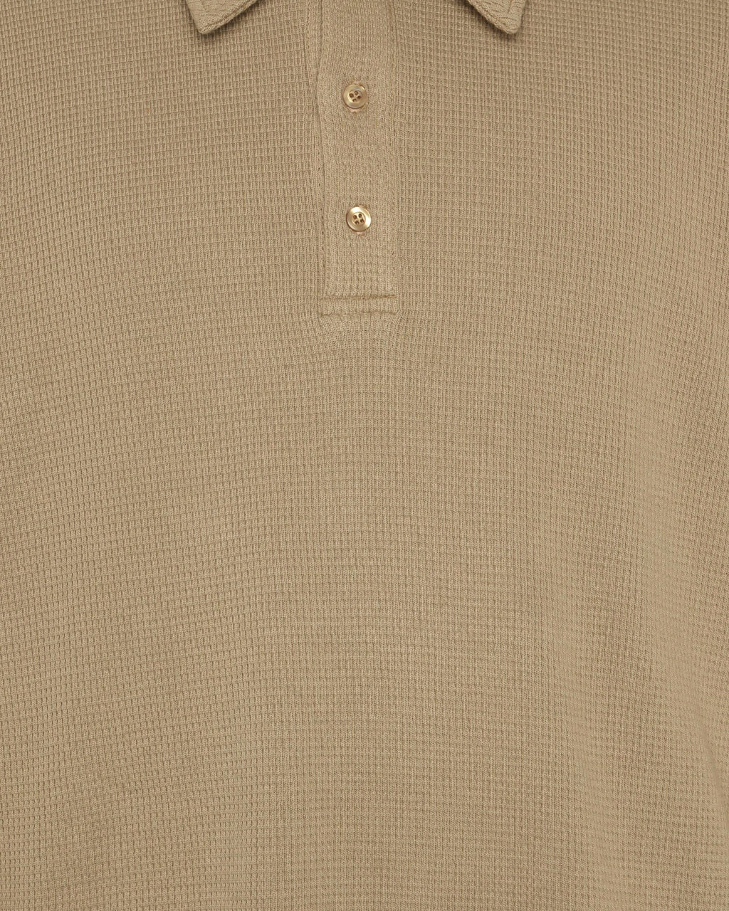 Polo en maille à manches longues - Chinchilla