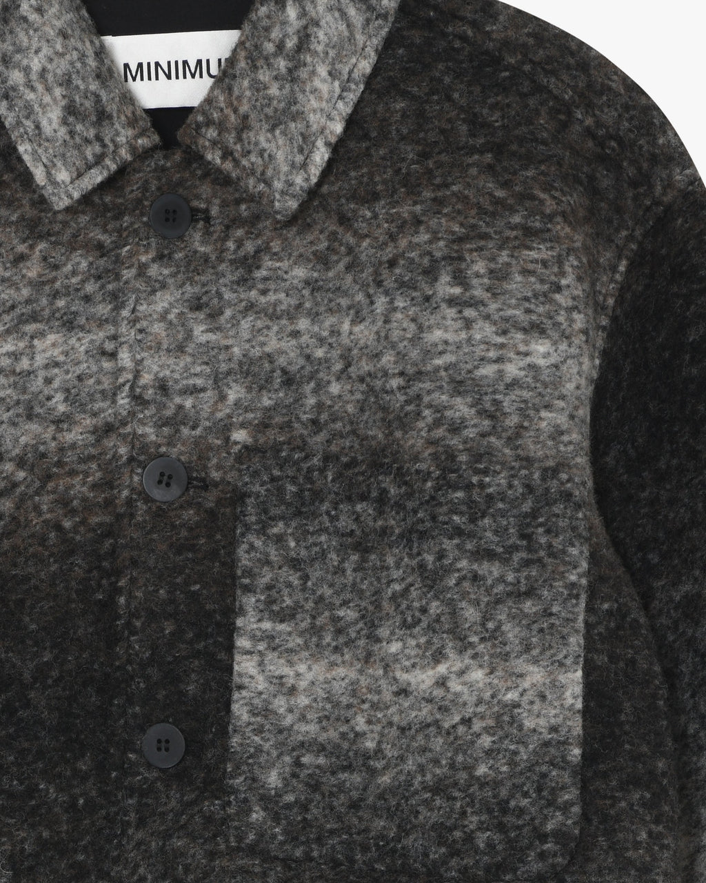 Overshirt 4467 - Dark Grey Melange