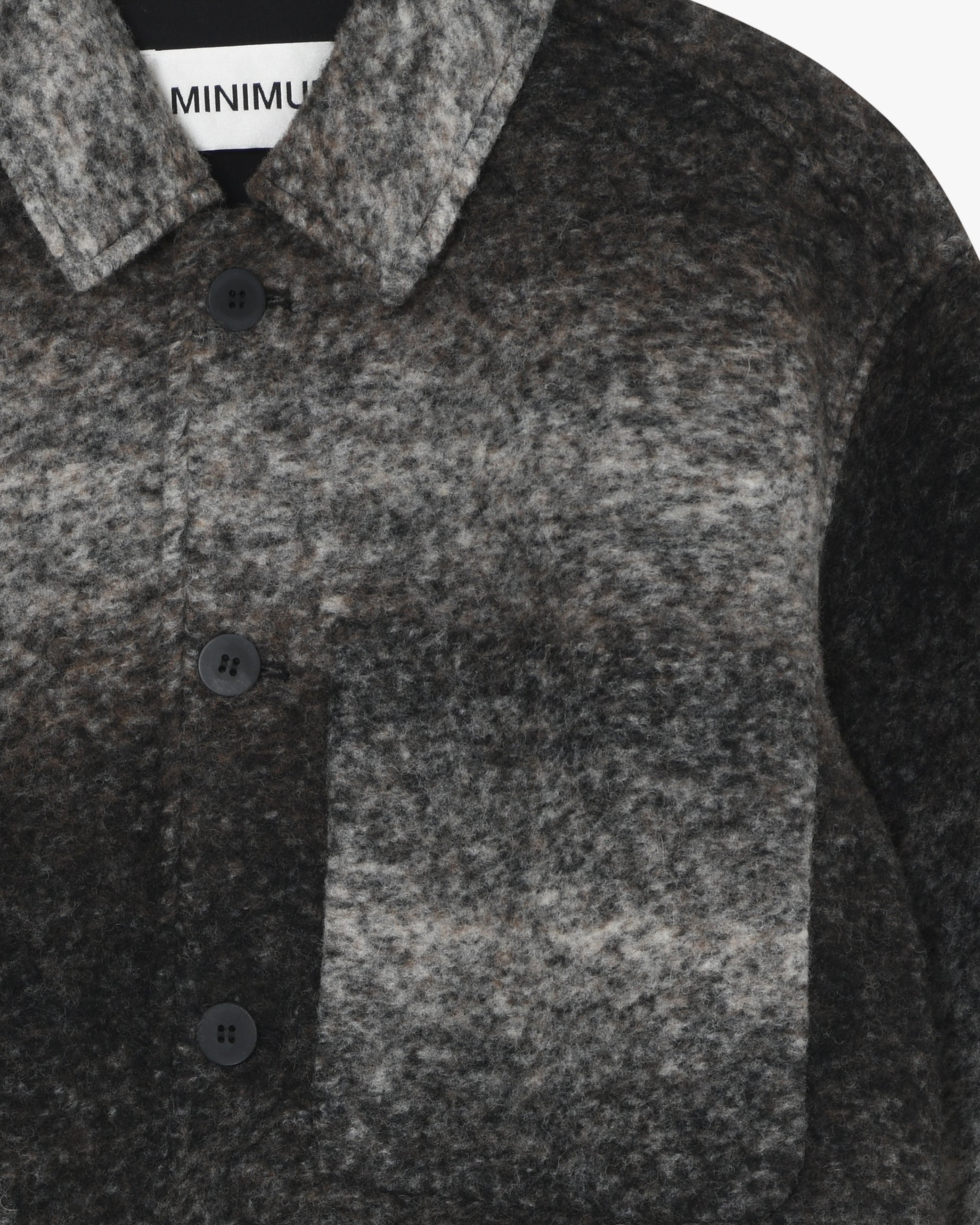 Overshirt 4467 - Dark Grey Melange
