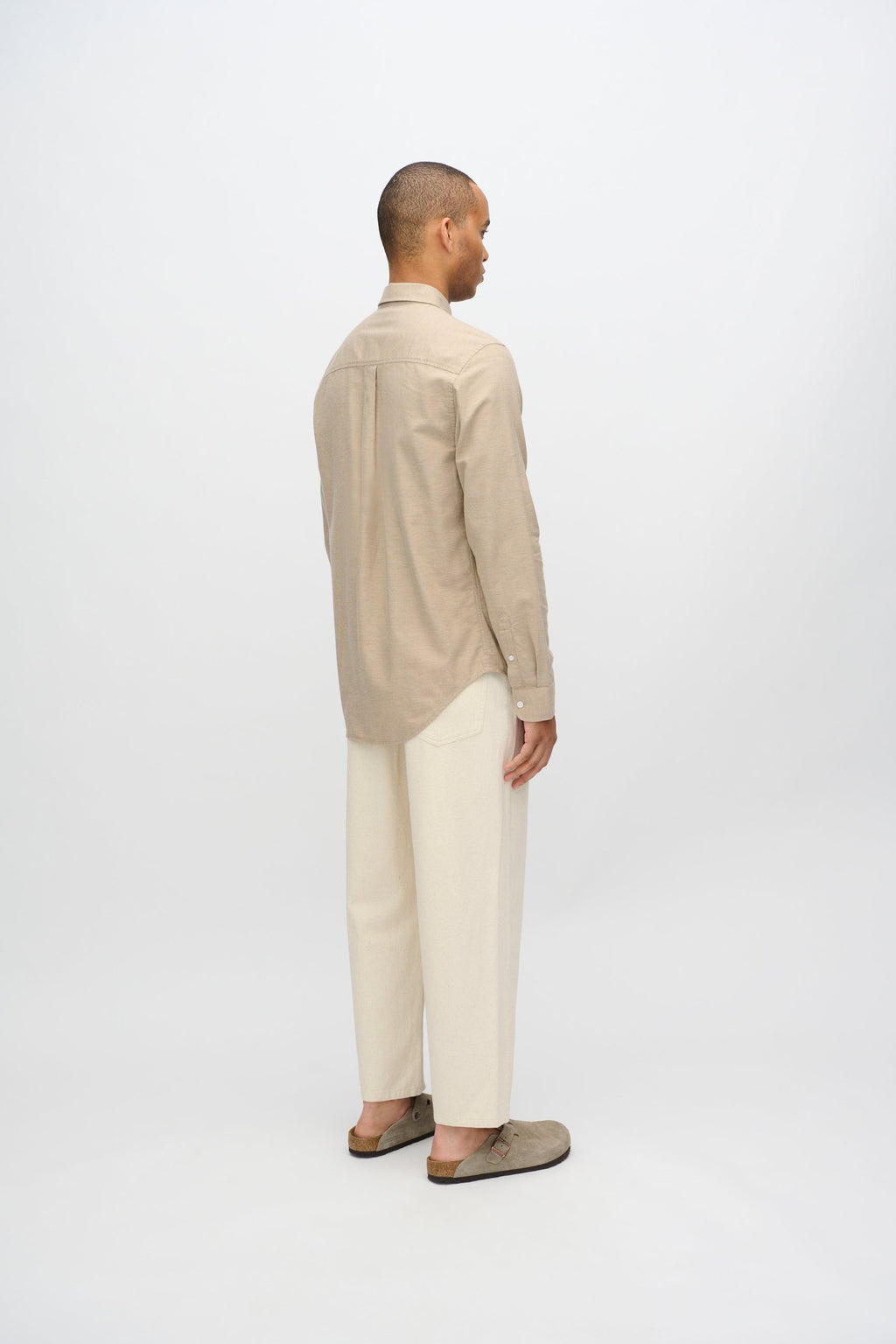 Long sleeved reg shirt 0063 - Chinchilla