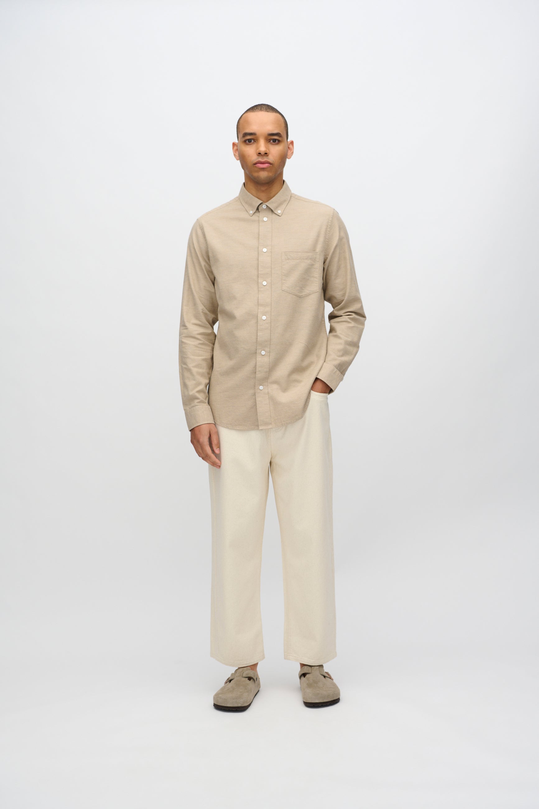 Colt long sleeved reg shirt 0063 - Chinchilla