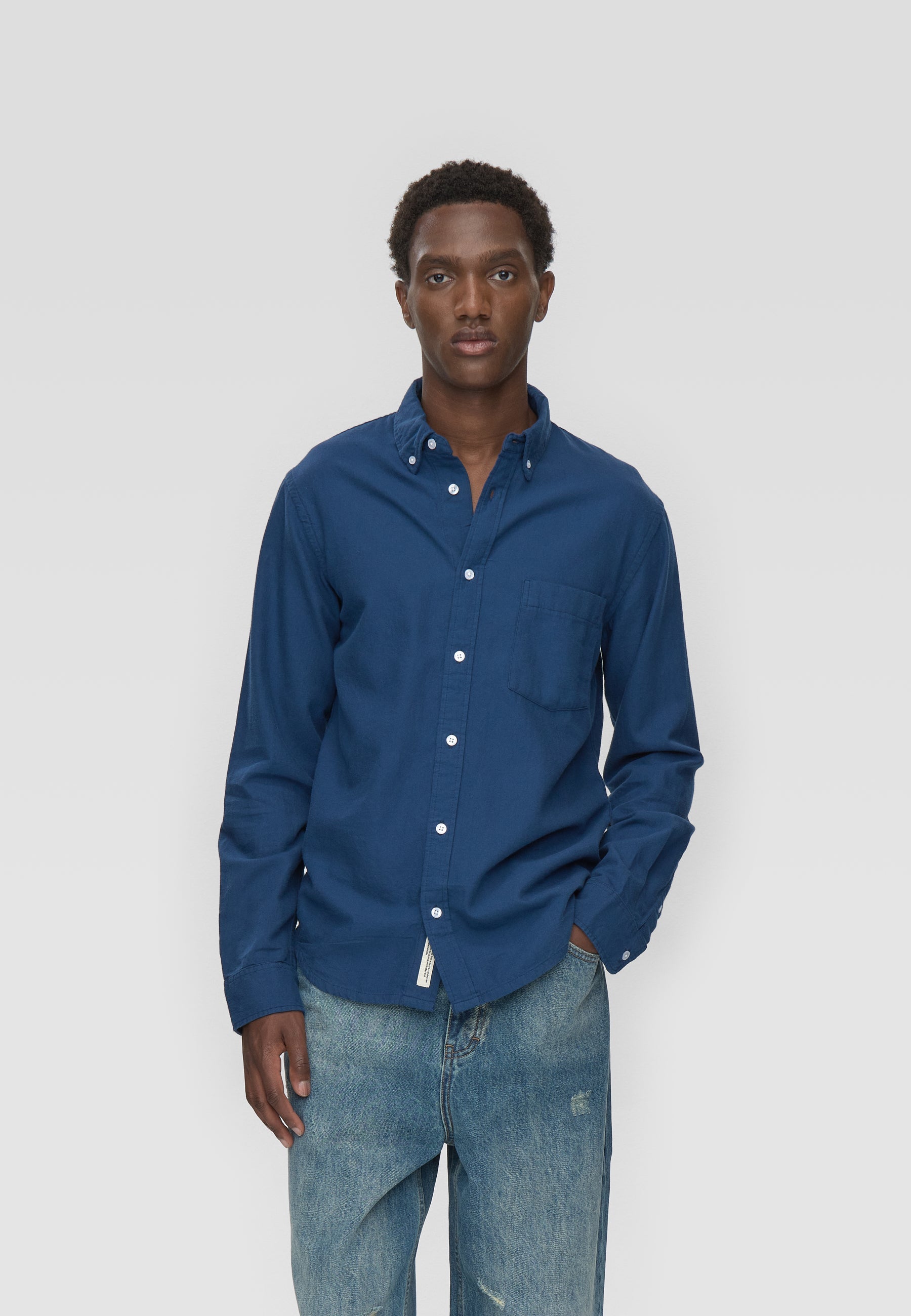 Long sleeved reg shirt 0063 - Gibraltar sea