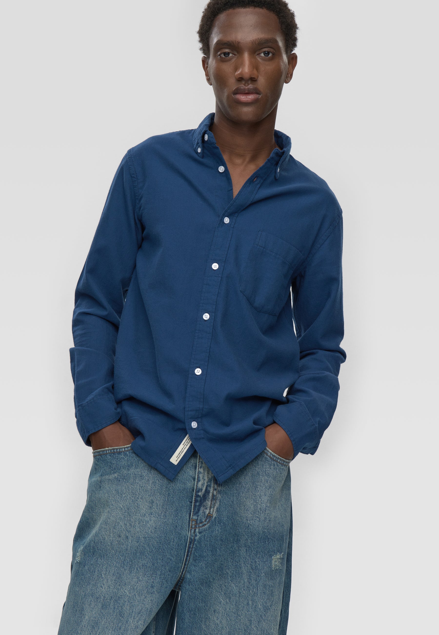 Long sleeved reg shirt 0063 - Gibraltar sea