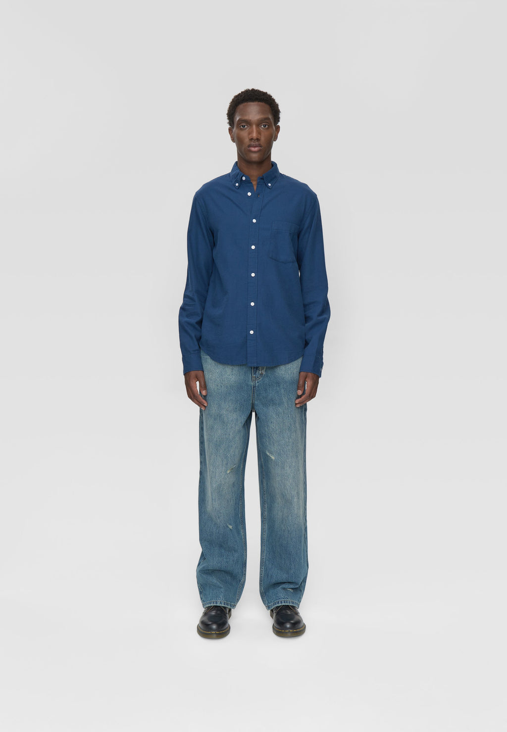 Long sleeved reg shirt 0063 - Gibraltar sea