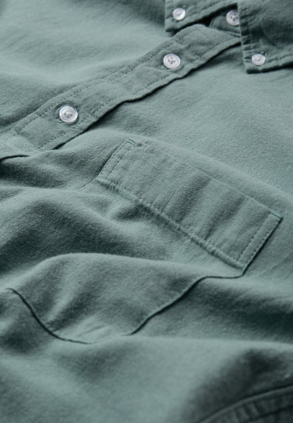 Long sleeved reg shirt 0063 - Chinois green