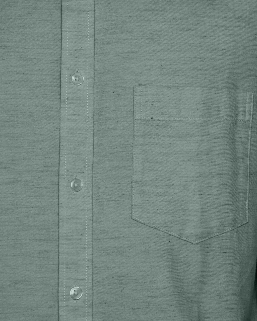 Long sleeved reg shirt 0063 - Chinois green