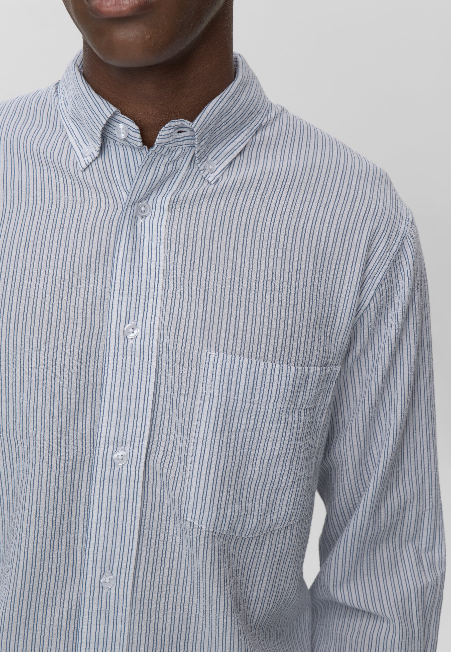 Long sleeved reg shirt 4145 - Bright White
