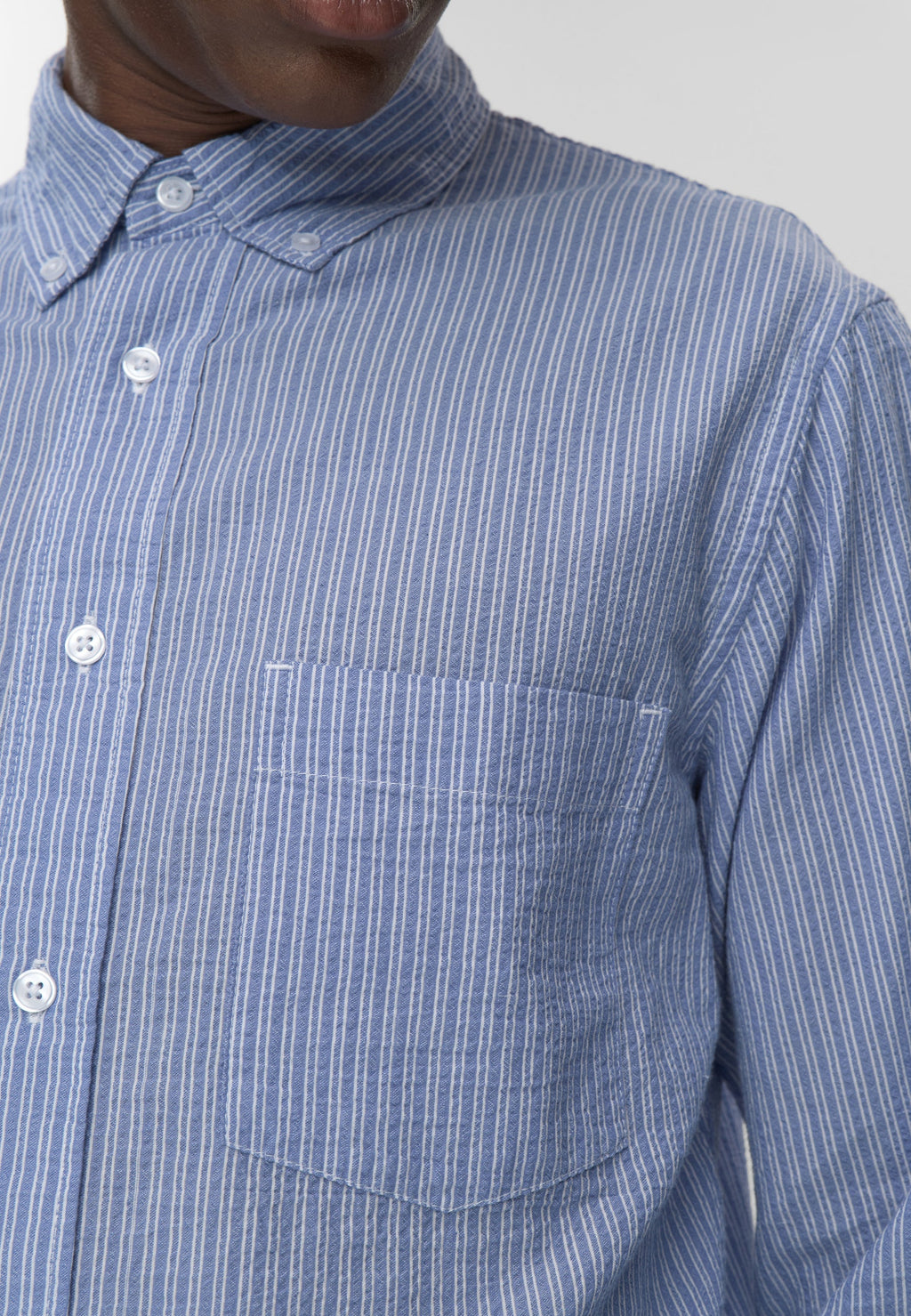 Long sleeved reg shirt 4145 - Blue Horizon
