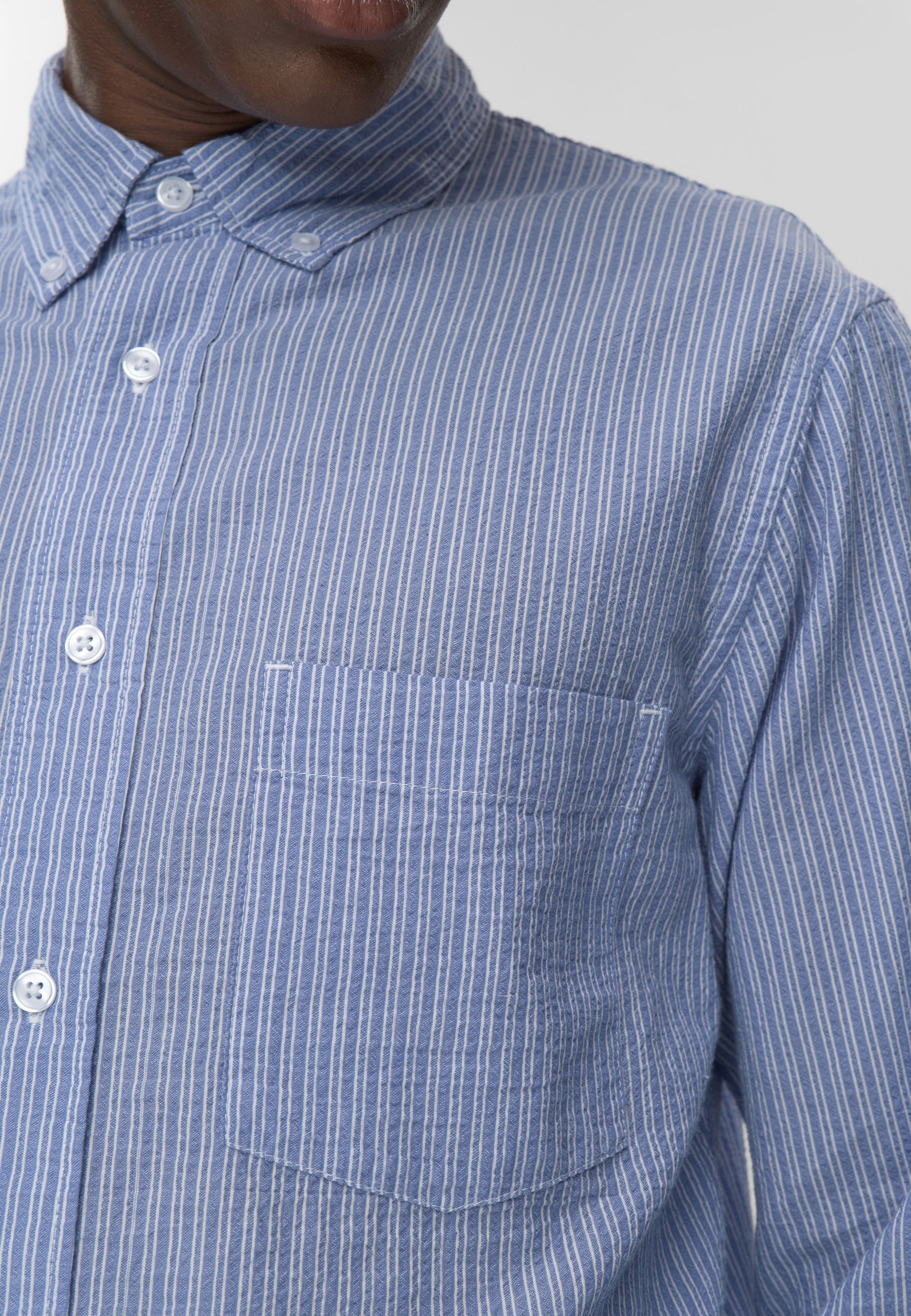 Long sleeved reg shirt 4145 - Blue Horizon