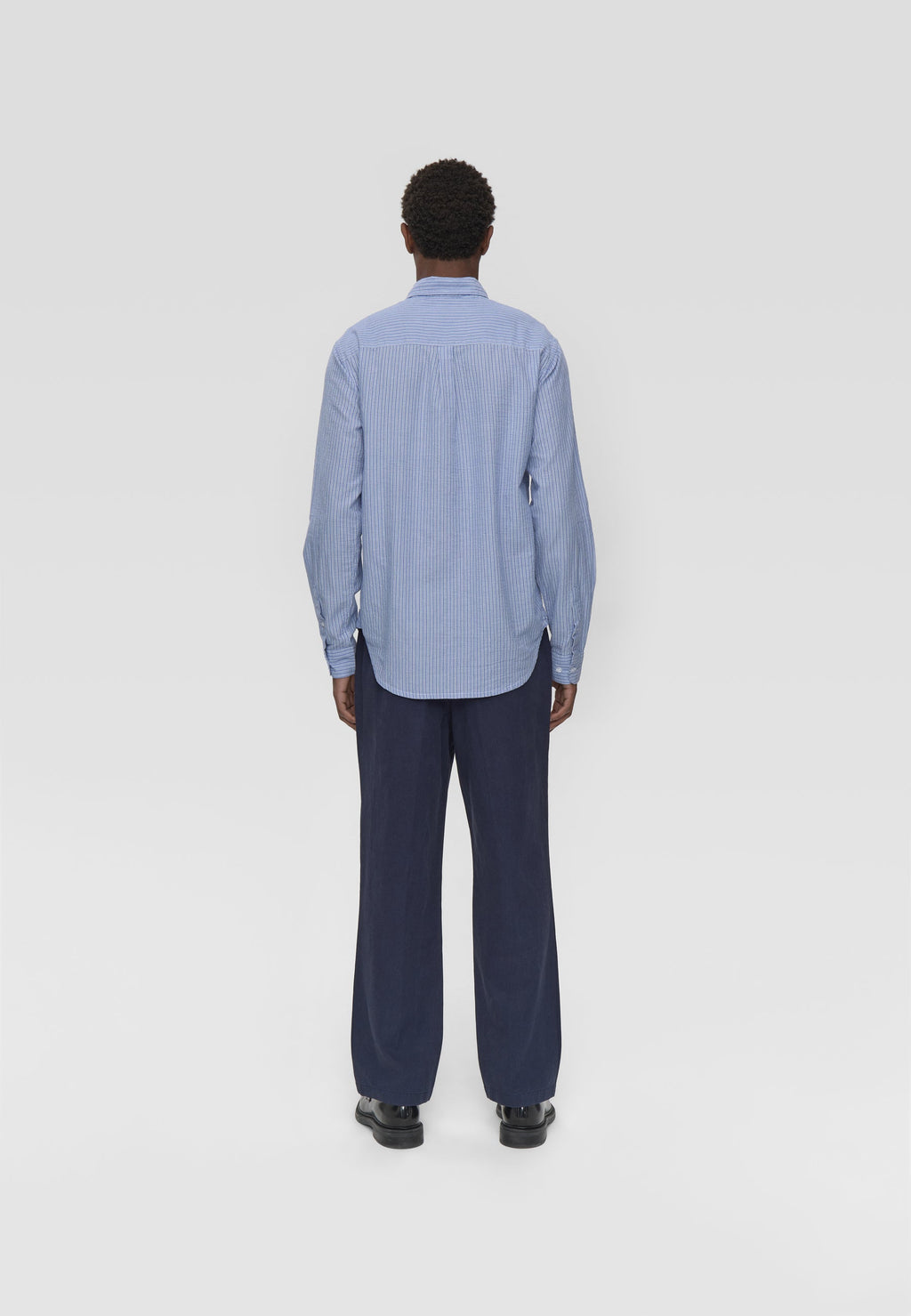 Long sleeved reg shirt 4145 - Blue Horizon