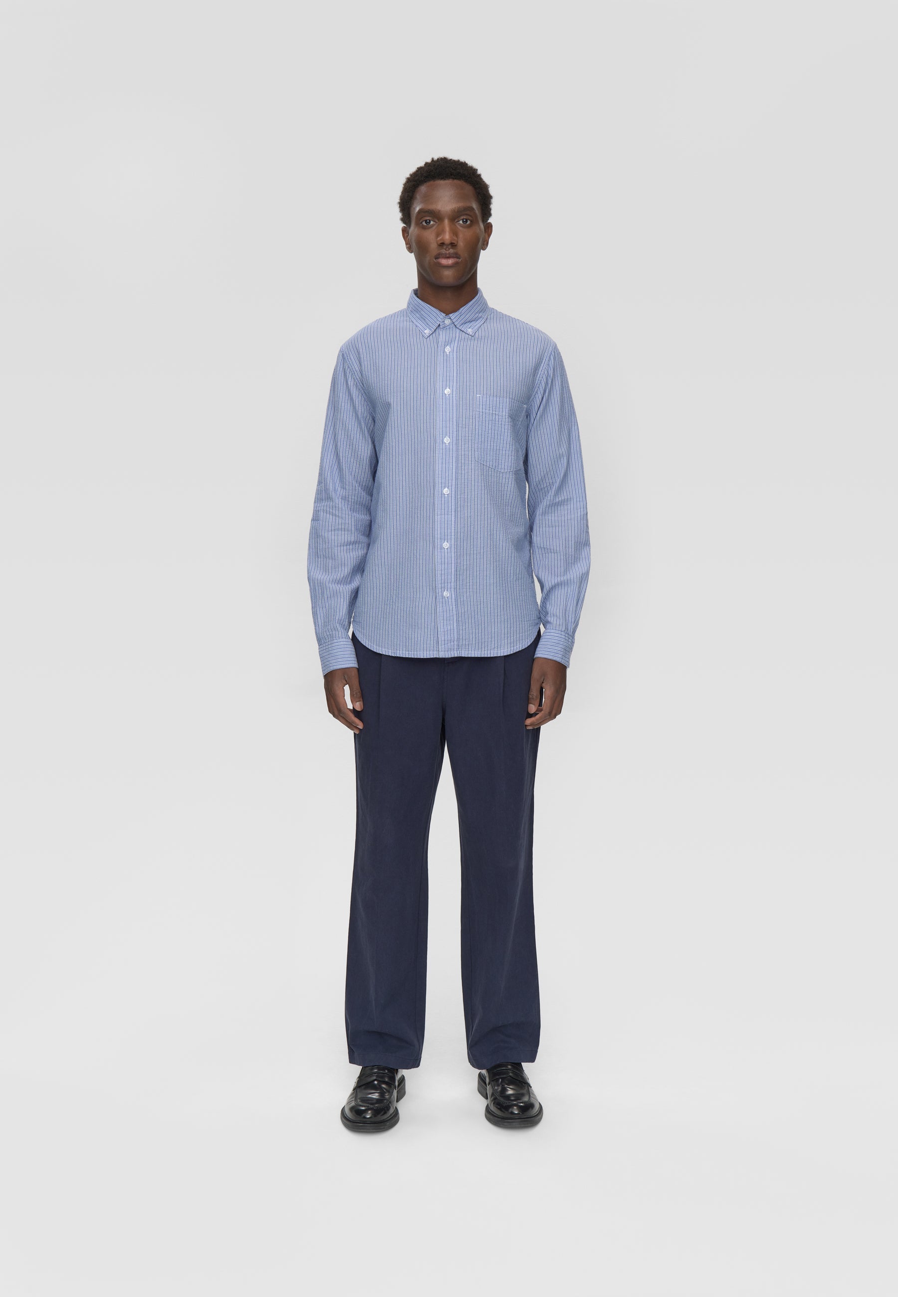Colt long sleeved reg shirt 4145 - Blue Horizon