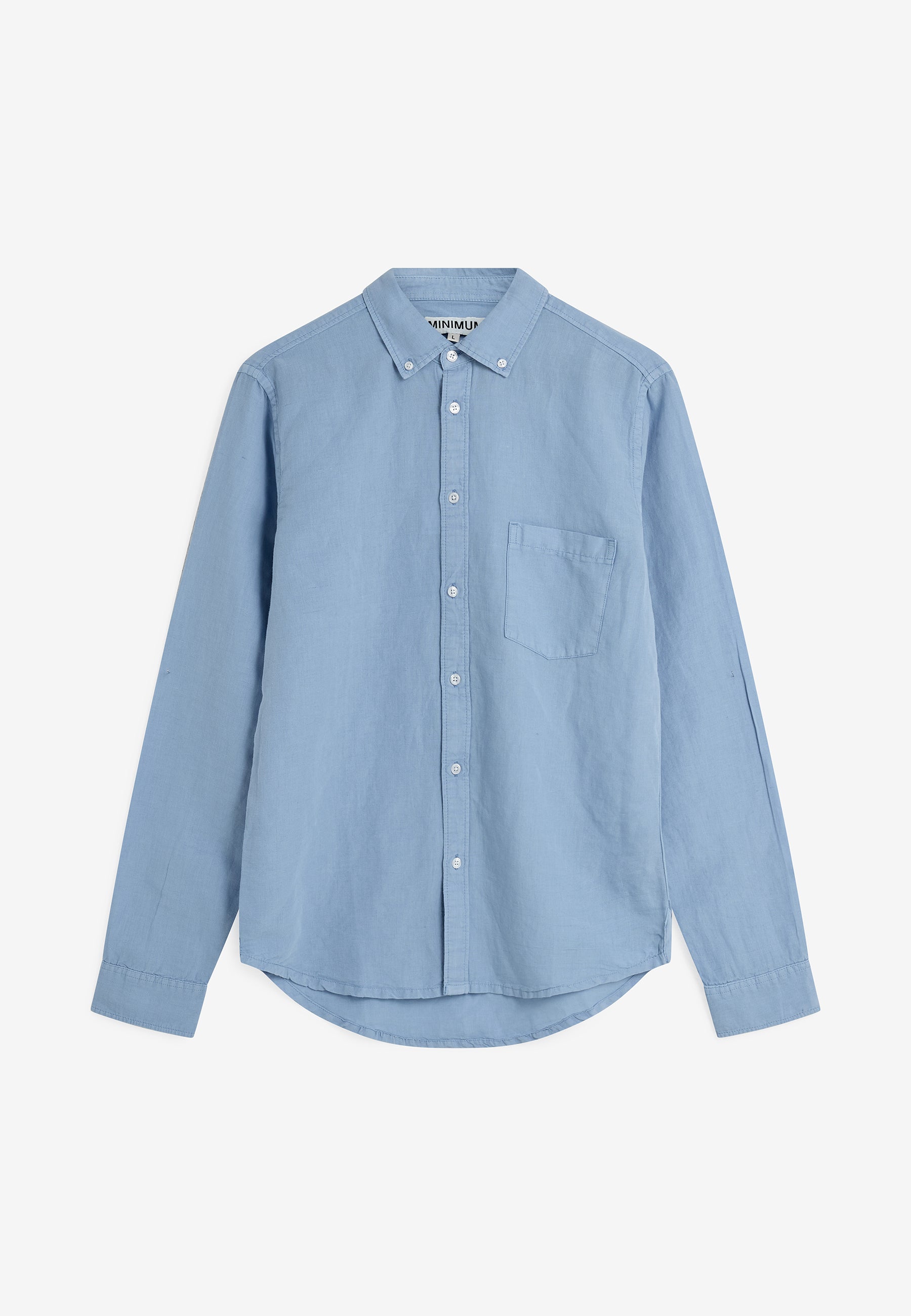 Reg ls shirt 4576 - Cashmere Blue