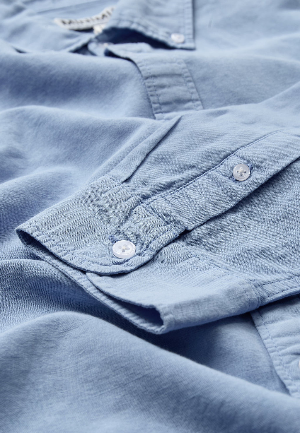 Reg ls shirt 4576 - Cashmere Blue