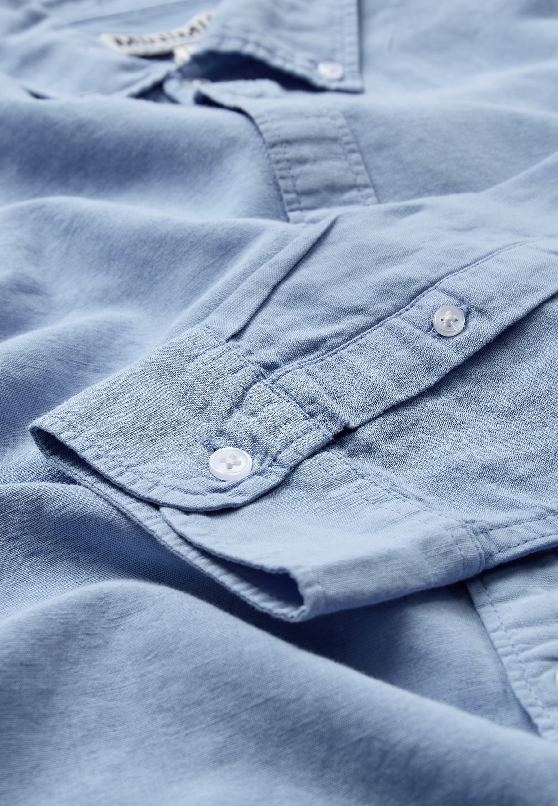 Reg ls shirt 4576 - Cashmere Blue