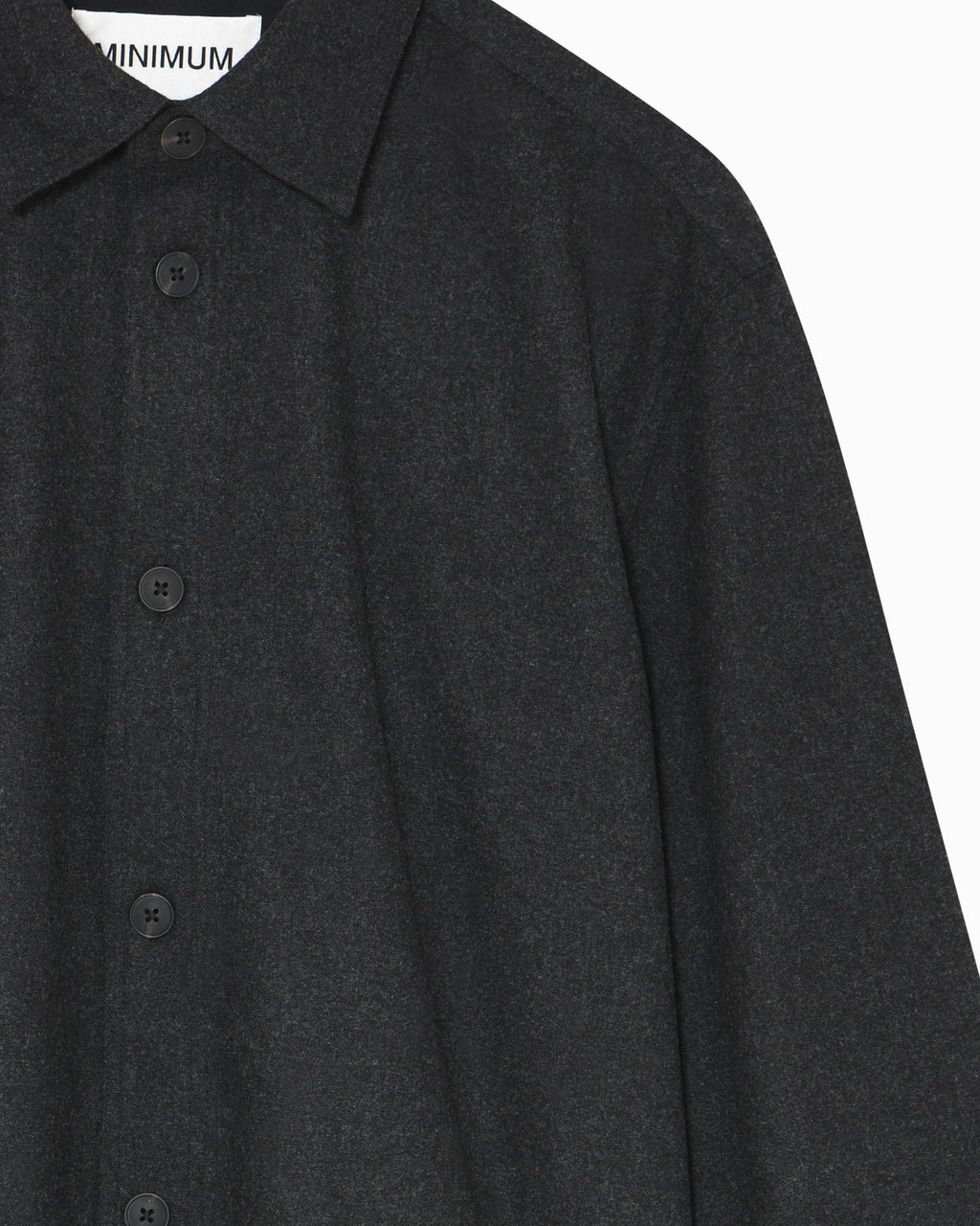 Overshirt 4466 - Dark Grey Melange