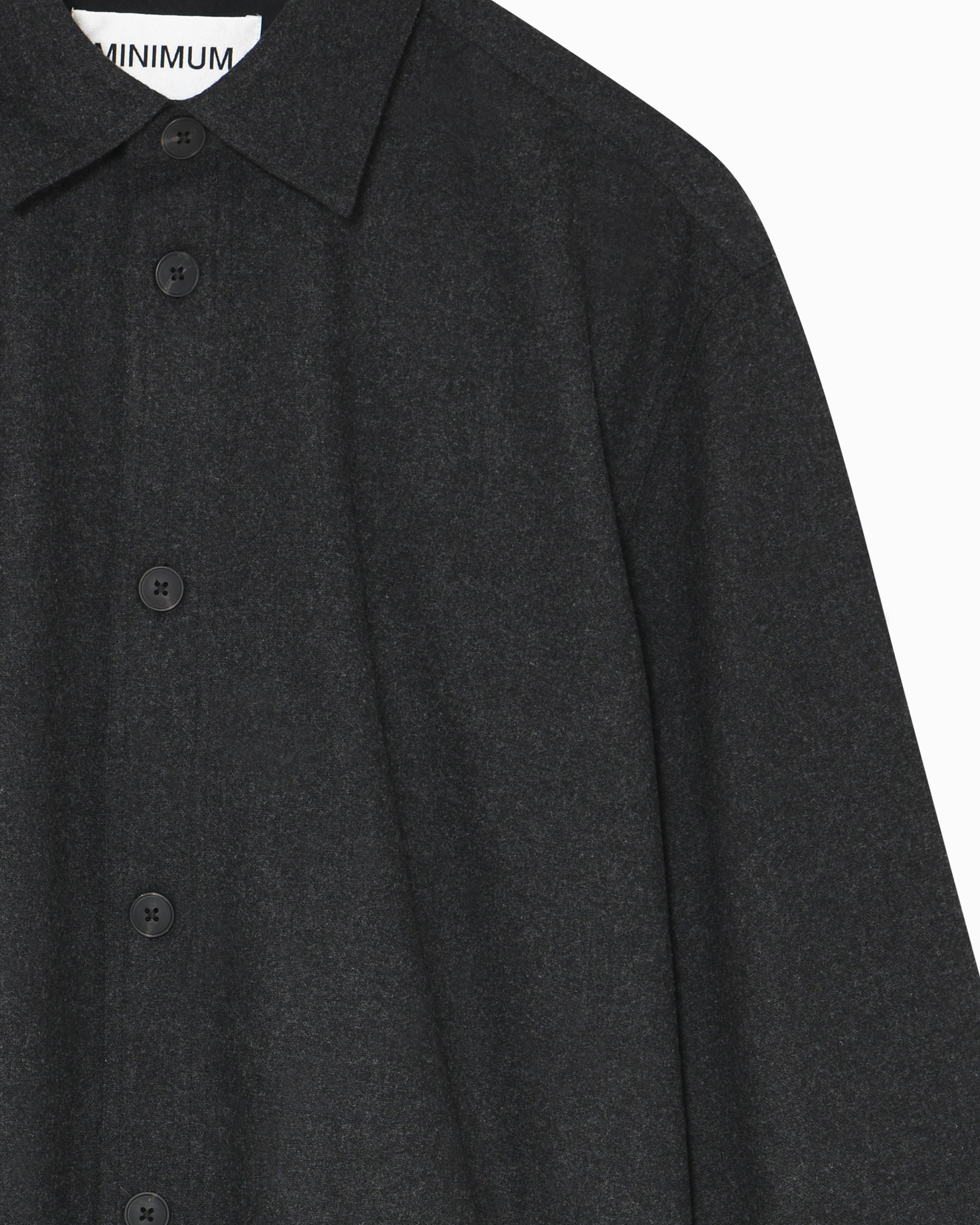 Overshirt 4466 - Dark Grey Melange