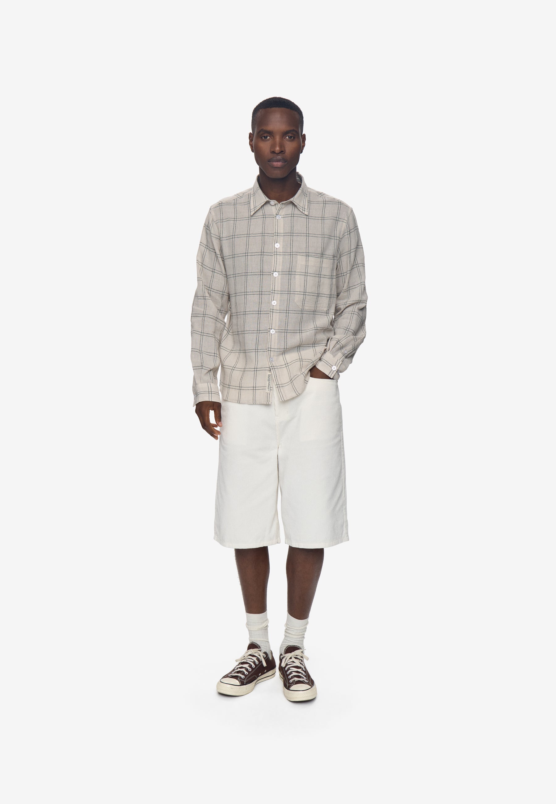 Rlx ls check shirt 4662 - Pelican