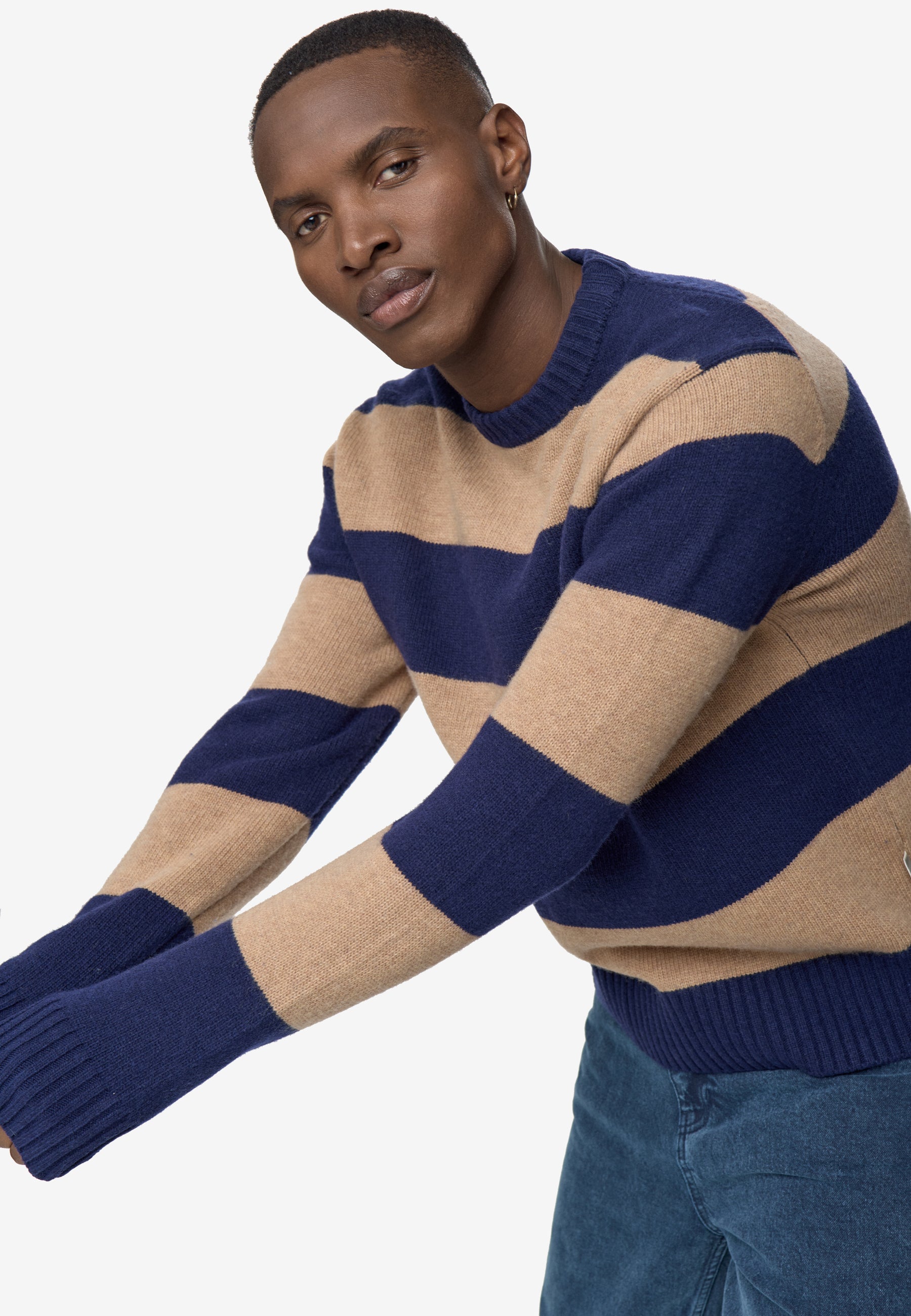 Daxan knit sweater 4133 - Sky Captain