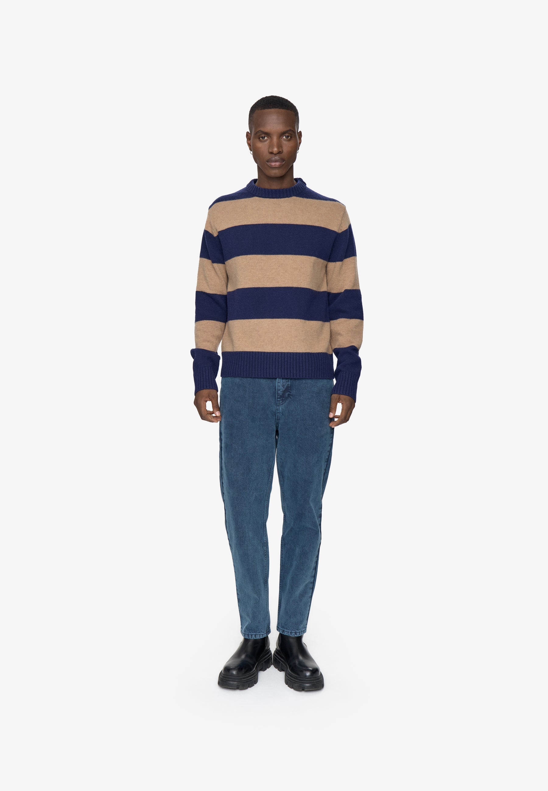 Daxan knit sweater 4133 - Sky Captain