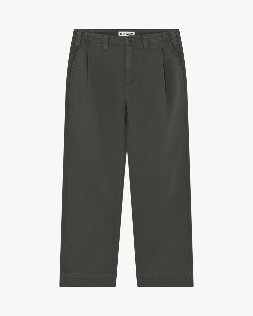 Pantalon chino coupe ajustée – Gris Castor