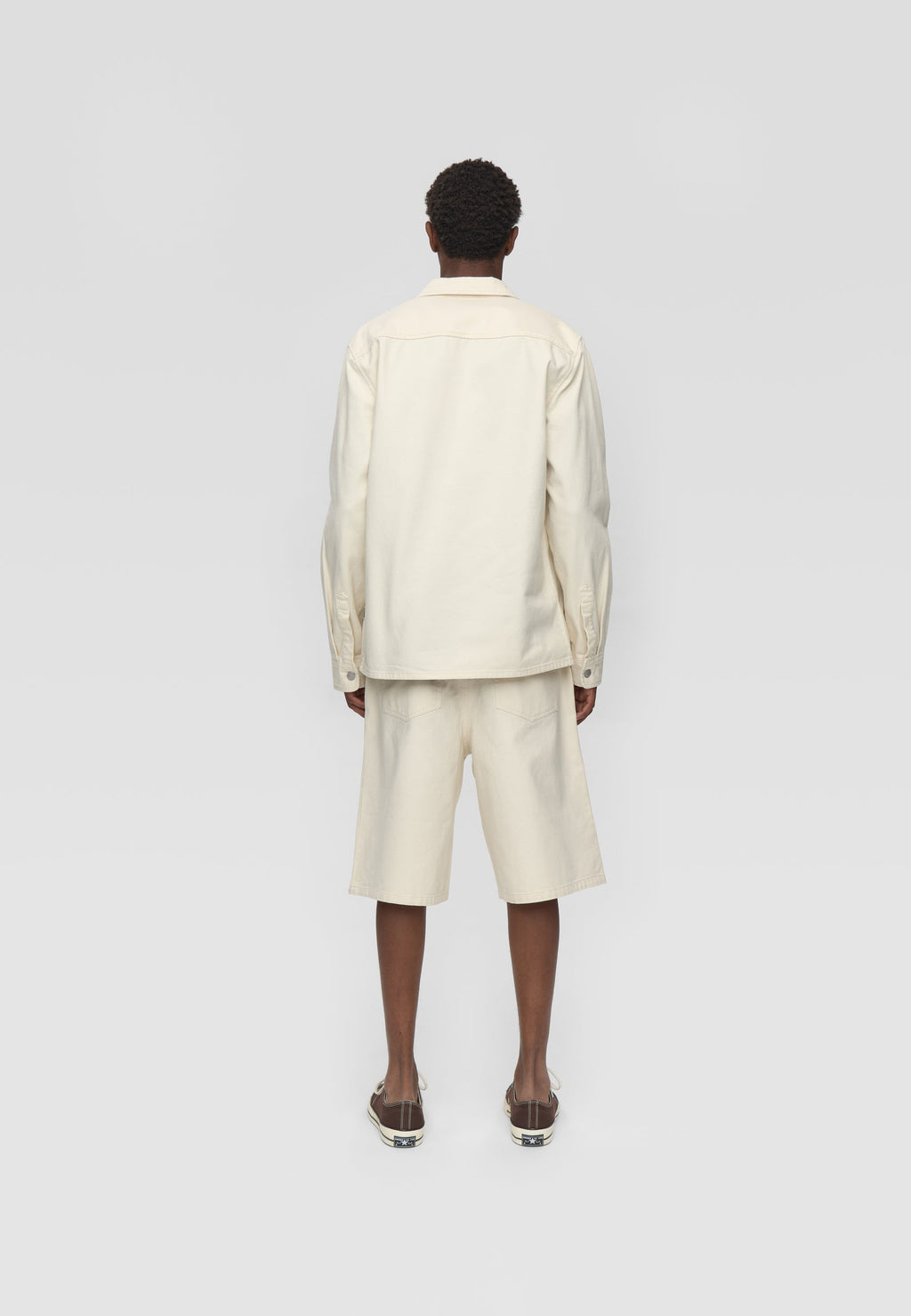 Reg ls shirt 4579 - Whisper white